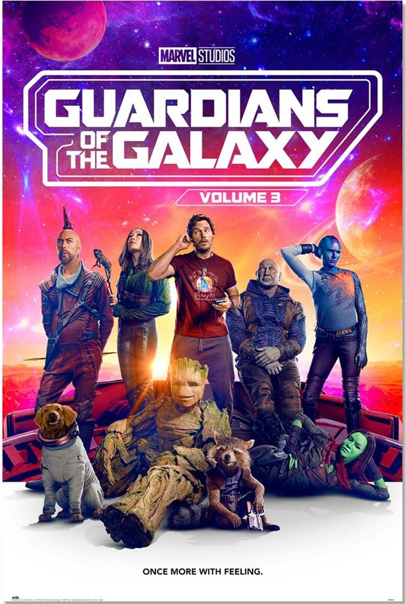 Poster Guardians of the Galaxy - Poster - 3 - once more + Zusatzartikel