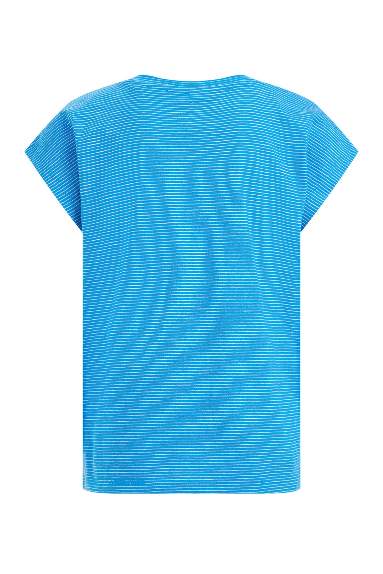 T-Shirt (1-tlg) Fashion Blau WE