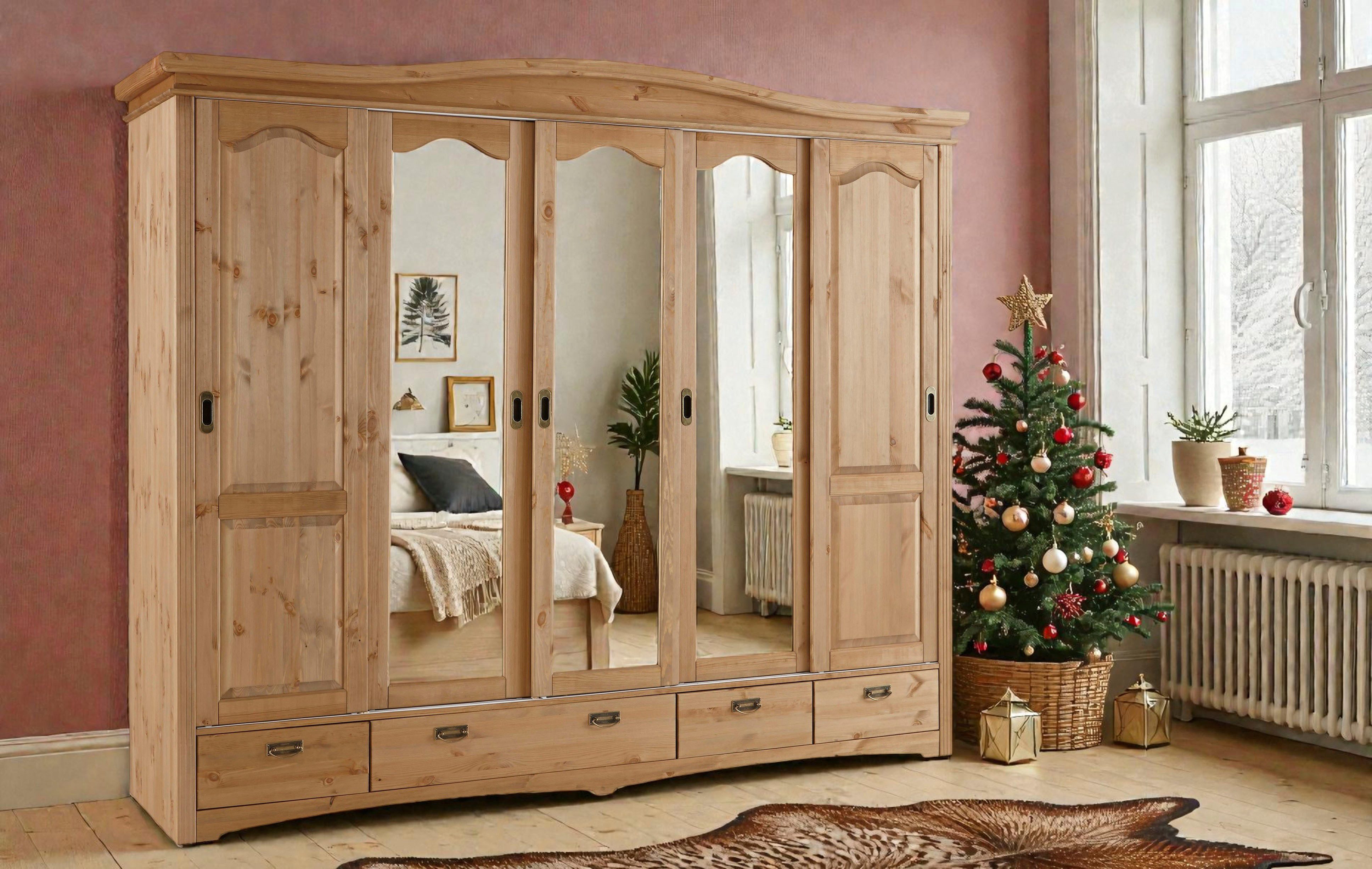 OTTO home Schiebetürenschrank Konrad, Landhausstil, rustikal, mit Schublade günstig online kaufen