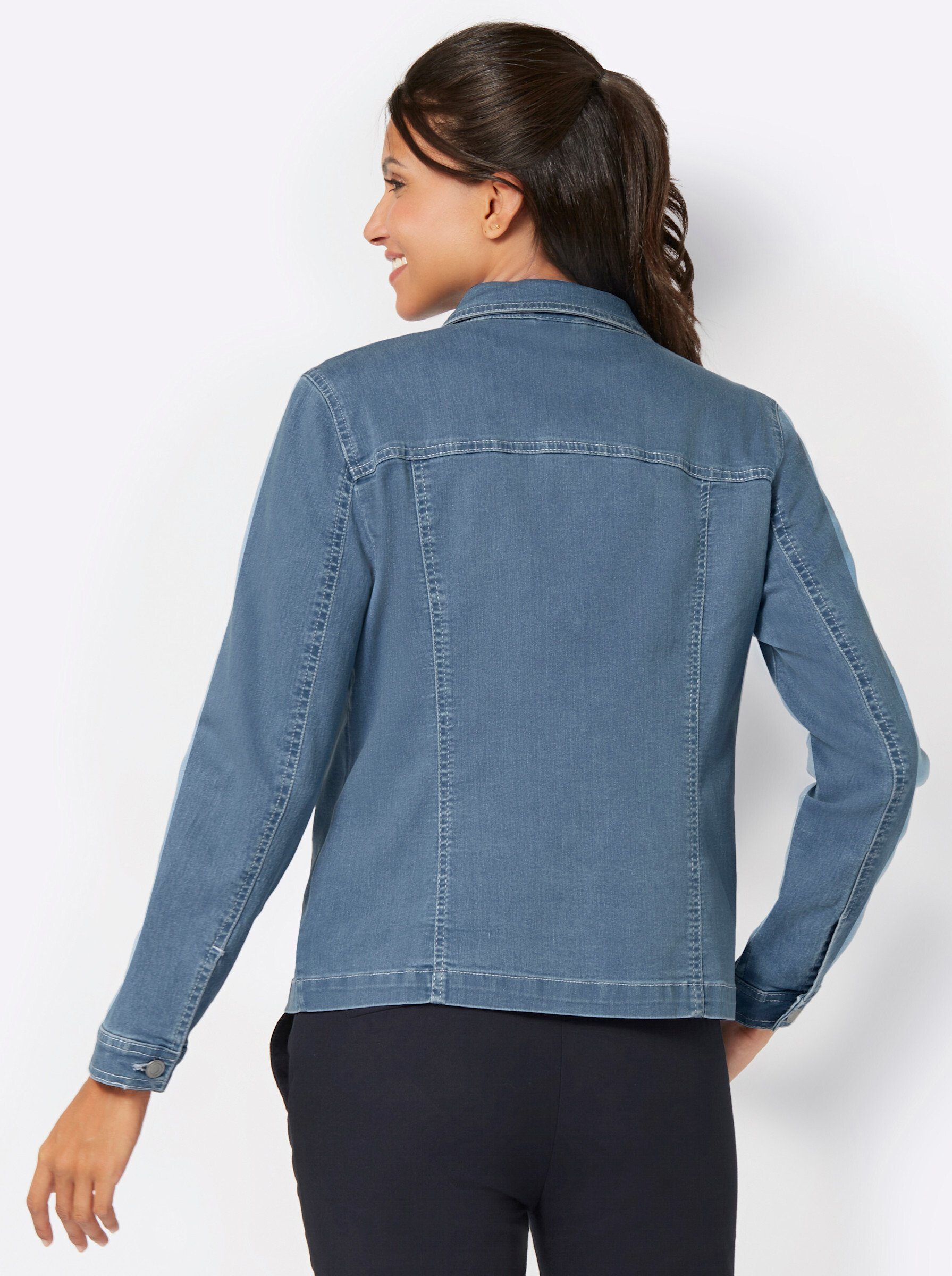 Sieh an! Allwetterjacke Jeansjacke günstig online kaufen