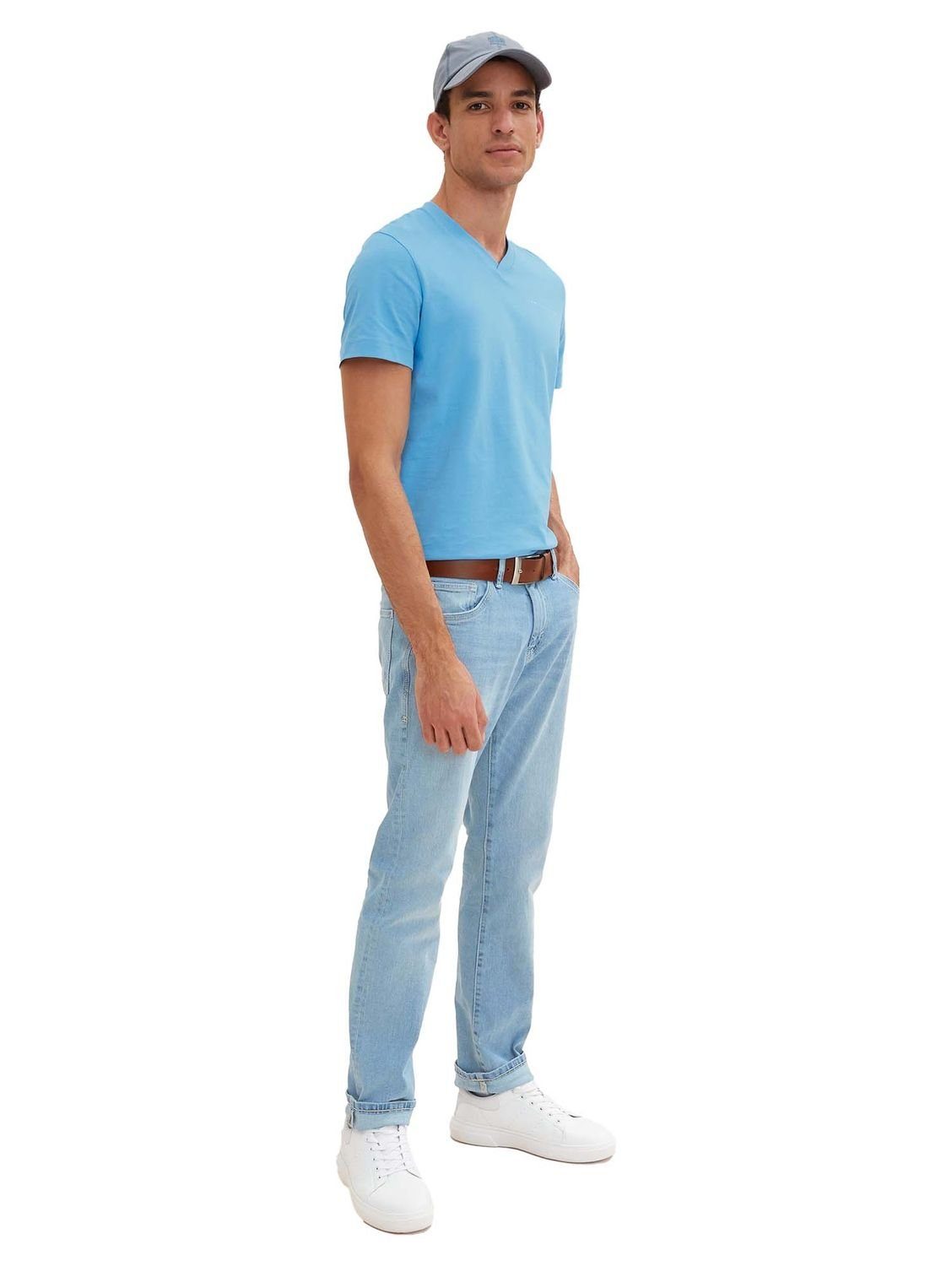 Stretch TOM TAILOR Straight-Jeans MARVIN mit