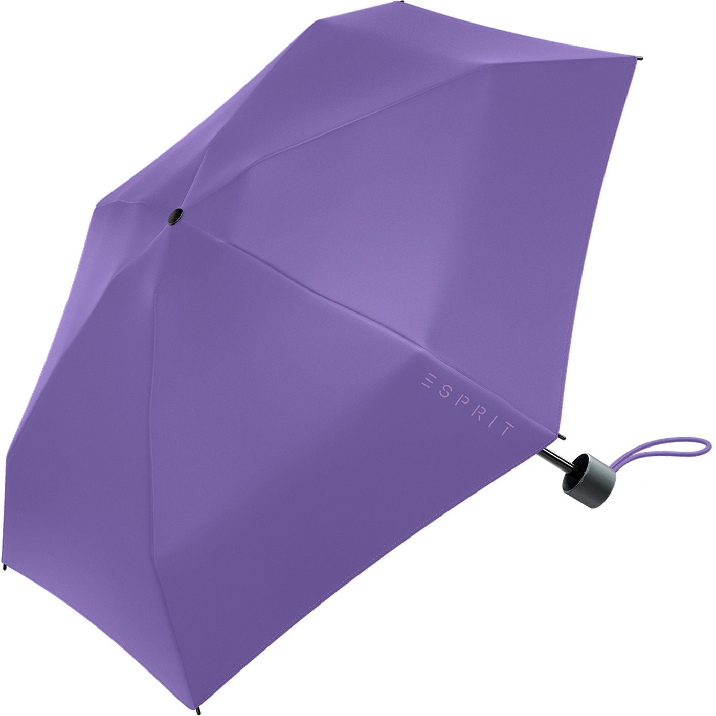 Esprit Super Damen den Petito Trendfarben, neuen deep lila Regenschirm lavender HW in Mini 2023, Langregenschirm