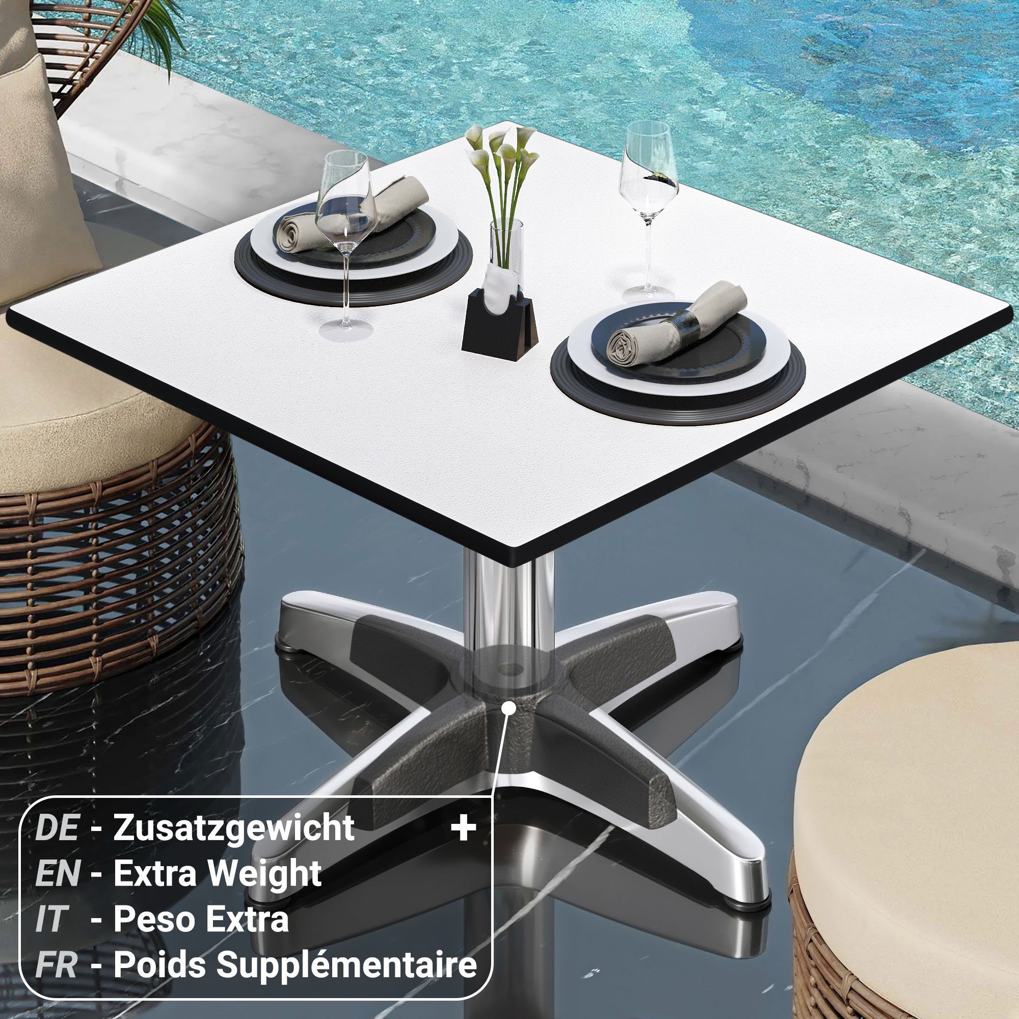 GGMMÖBEL Gartentisch CPBL