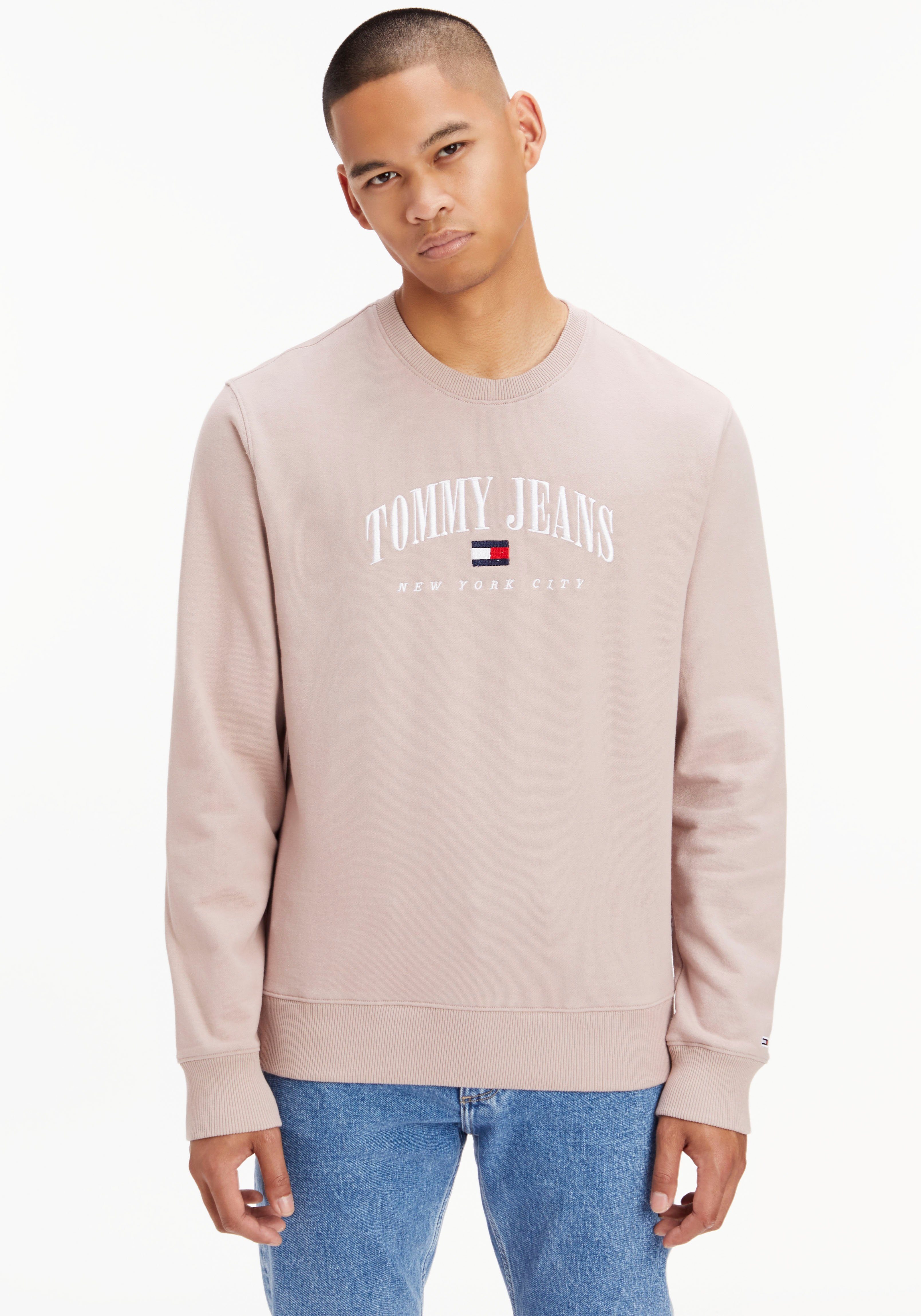 Tommy Jeans Sweatshirt TJM REG SMALL VARSITY CREW mit RUndhalsausschnitt Brandons Stone | Sweatshirts