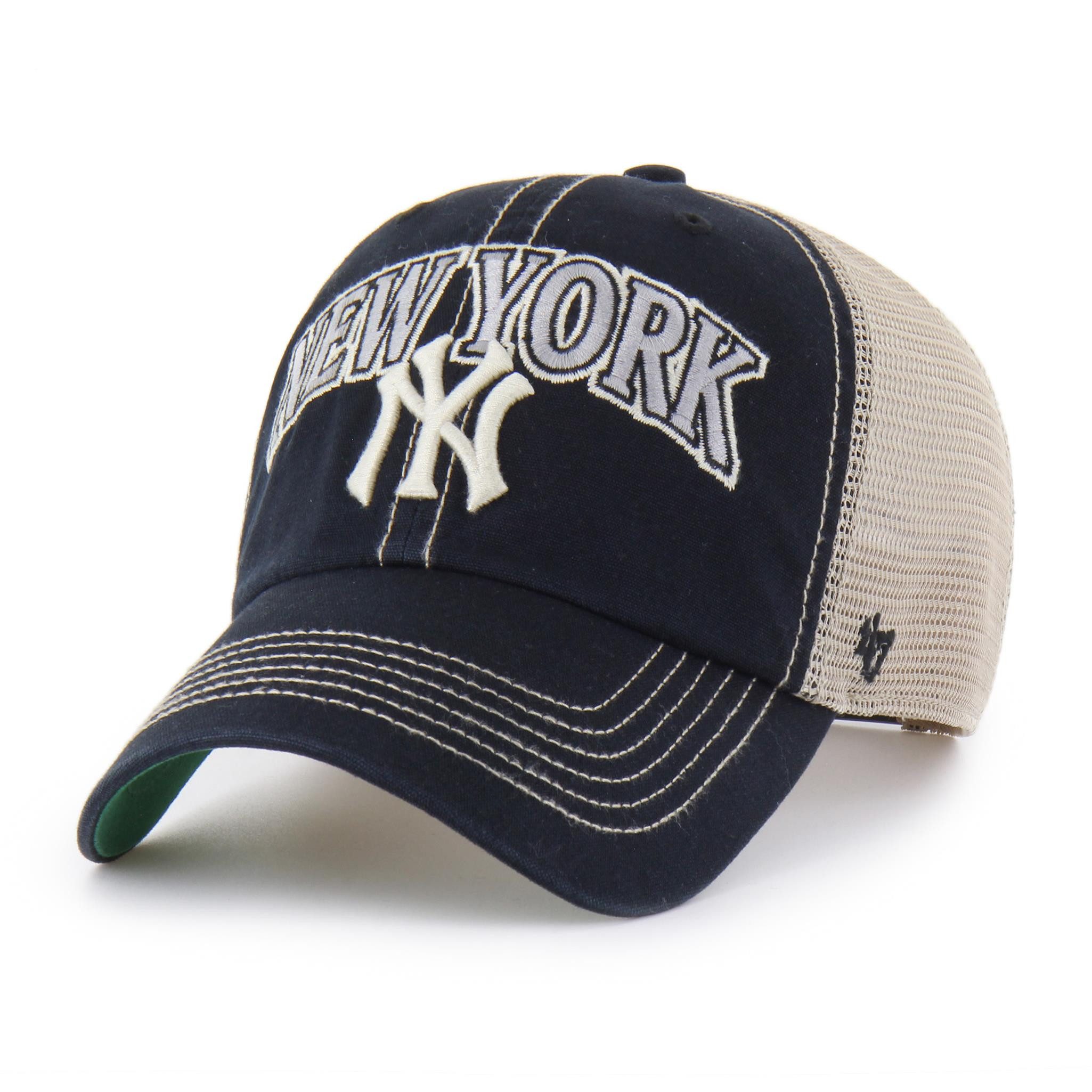 Baseball Cap '47 Brand Cap MLB New York Yankees Tuscaloosa CLEAN UP Vintage Black