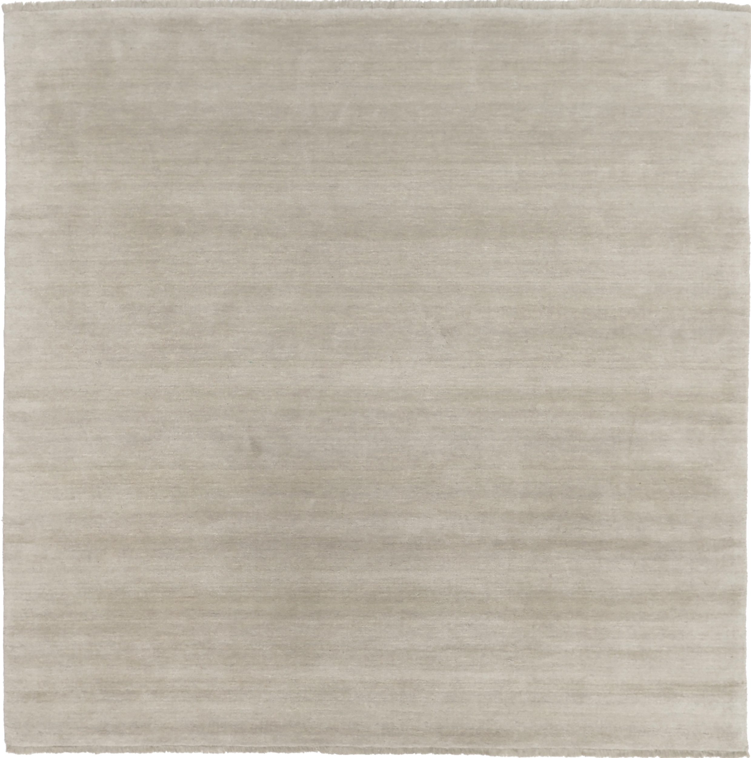 Carpet Avenue Teppich Handloom Solo – Hellgrün / Grau 200x200, Quadrat, Höhe: 14 mm