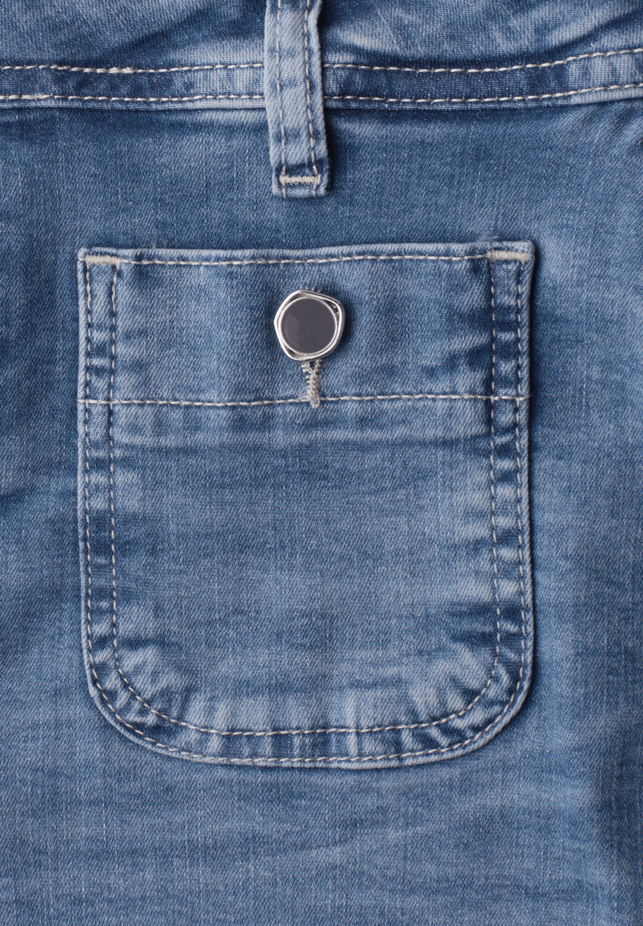 STREET ONE Slim-fit-Jeans aus Baumwolle mit Stretchanteil