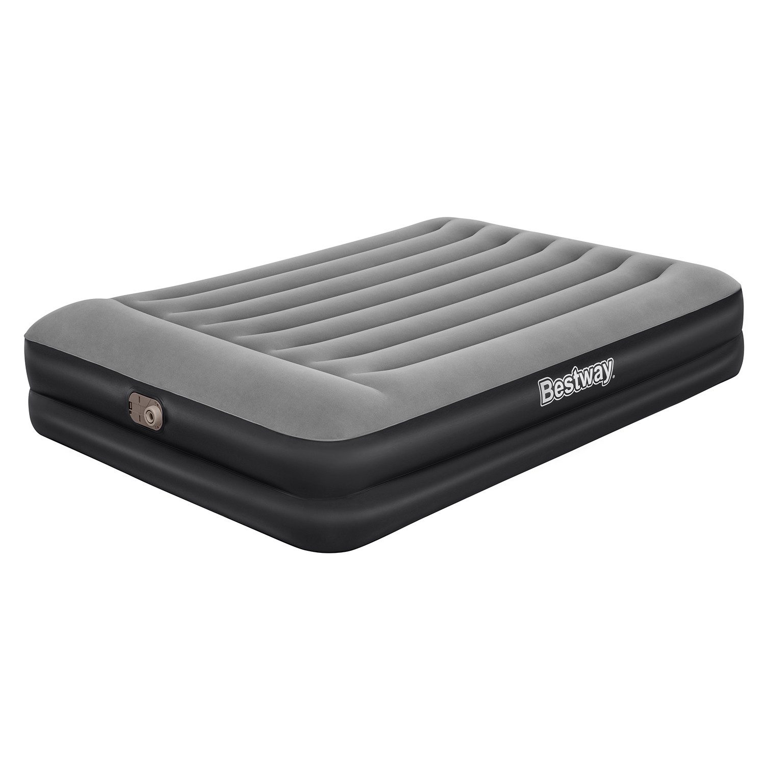 Bestway Luftbett Luftbett mit Pumpe selbstaufblasend Doppel Luftmatratze, Integriertes Kissen