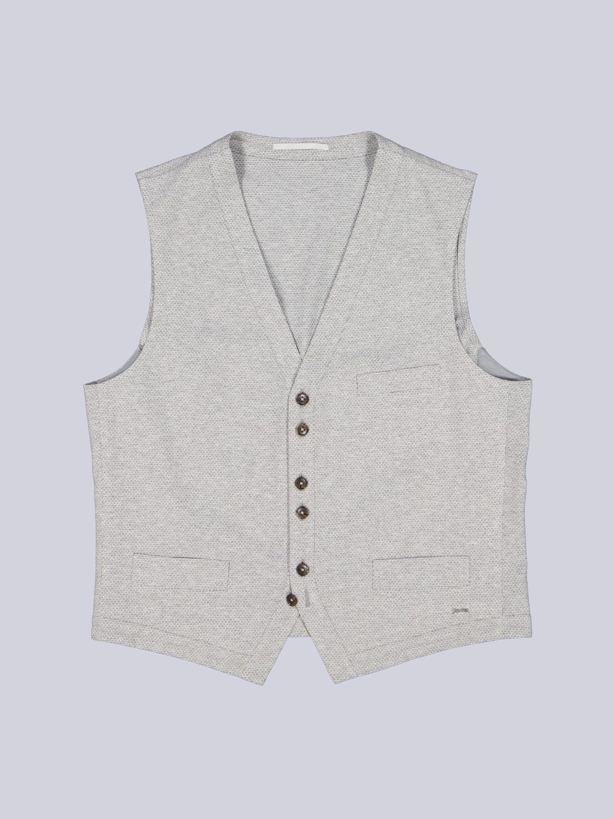 Engbers Anzugweste Herren Sakko-Weste slim fit, Silbergrau