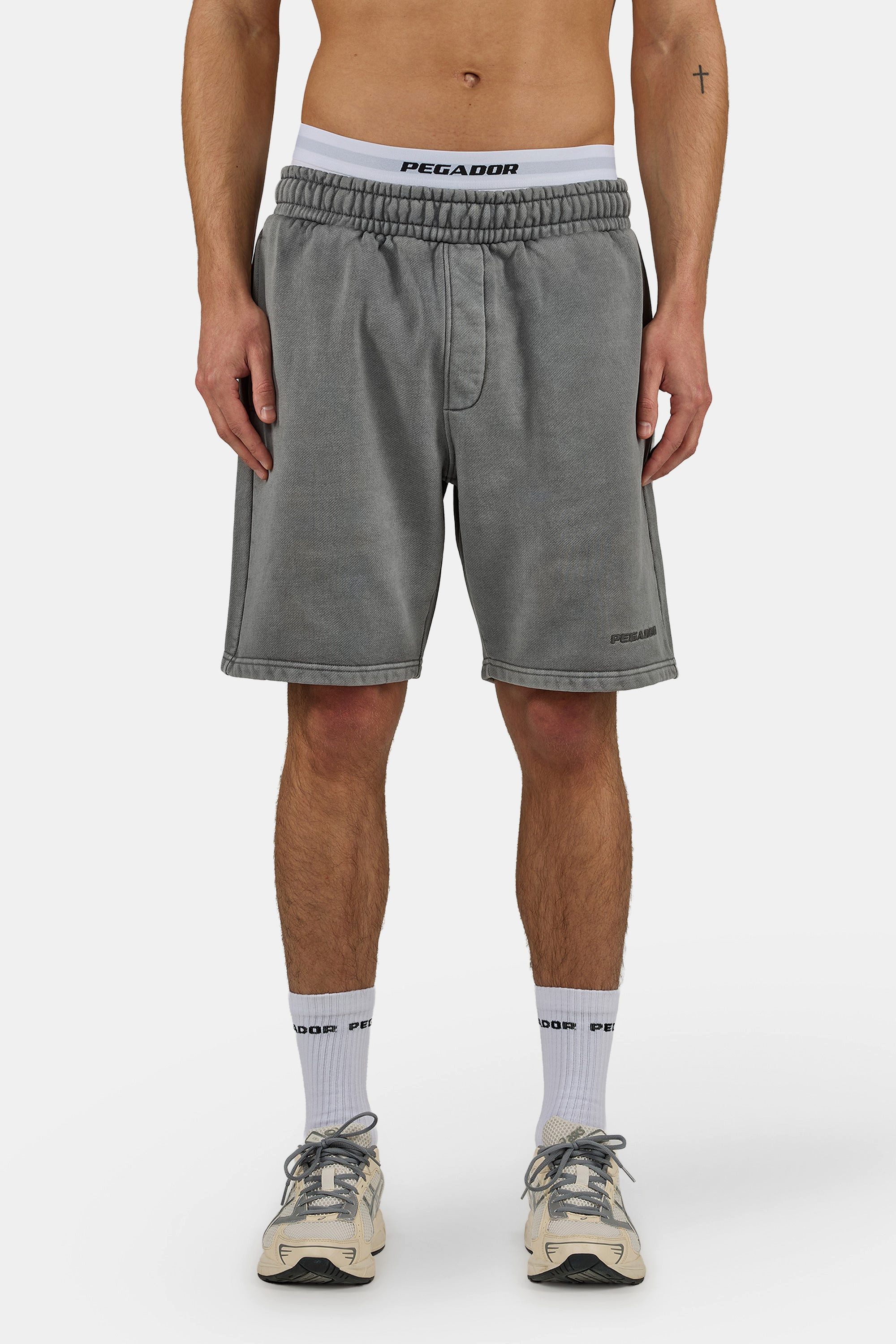 PEGADOR Sweatshorts LOGO HEAVY SWEAT SHORTS Baumwollmischung, regular fit günstig online kaufen