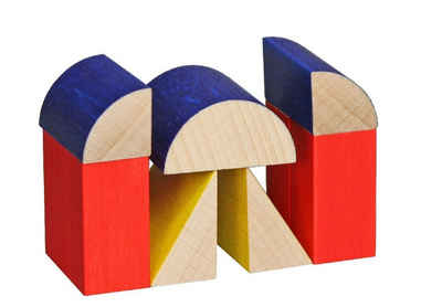 SINA® Spielzeug GmbH Holzbaukasten Holzspielzeug Holzbaukasten Basic Spiel LxBxH 55x75x30mm NEU
