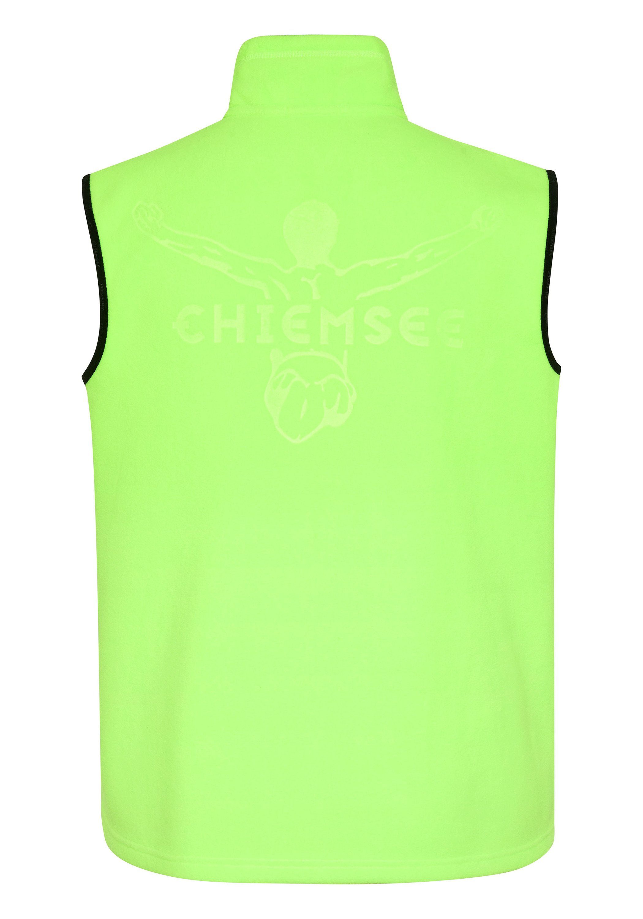 Chiemsee Fleeceweste Fleece-Weste mit Label-Motiv hinten günstig online kaufen