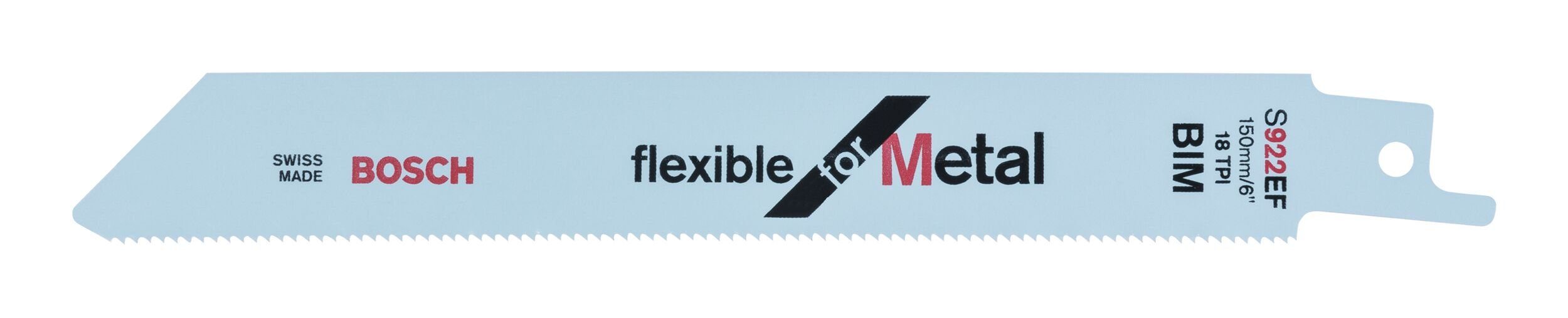 5er-Pack EF 922 Flexible Metal BOSCH (5 Säbelsägeblatt - Stück), S for