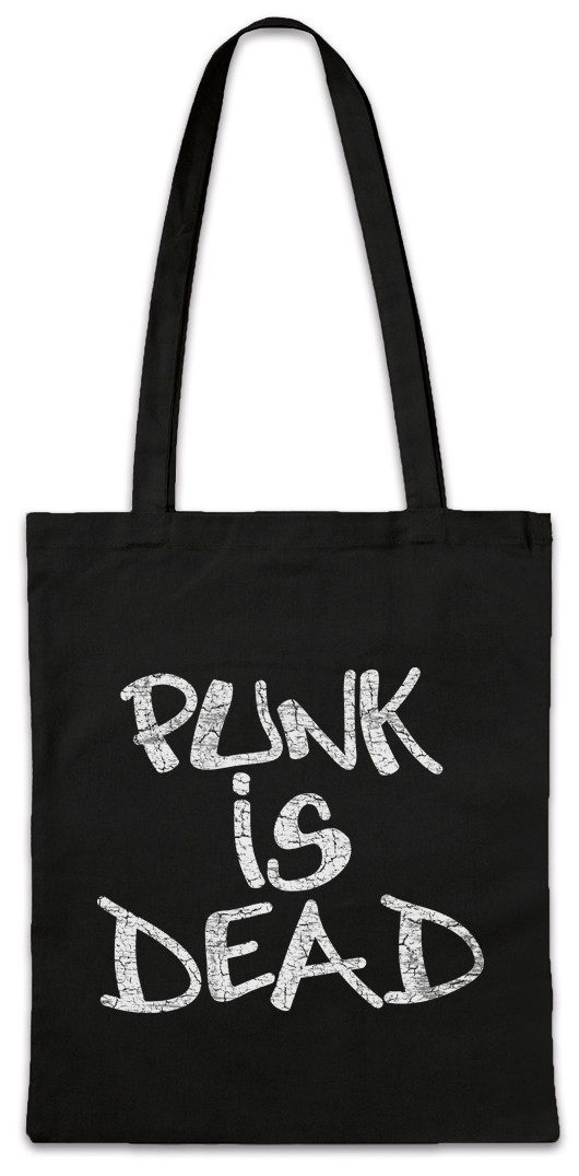 Urban Backwoods Beuteltasche Punk Is Dead Stofftasche Rock Anarchy UK England Mod New Wave Sid (1-tlg), Metal Music DJ MC
