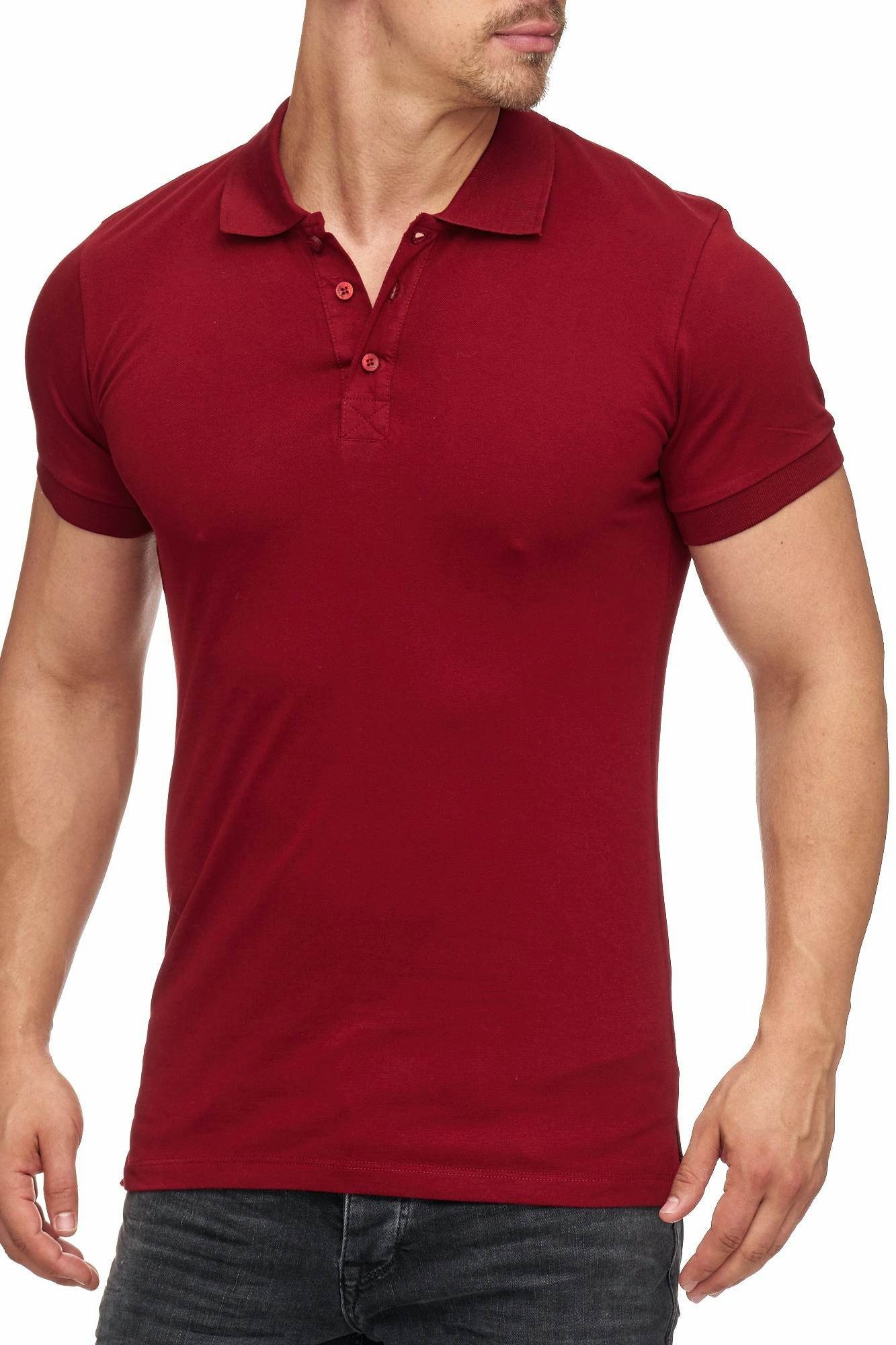 Shirt 17101 Polo Tazzio bordo zeitloses Poloshirt