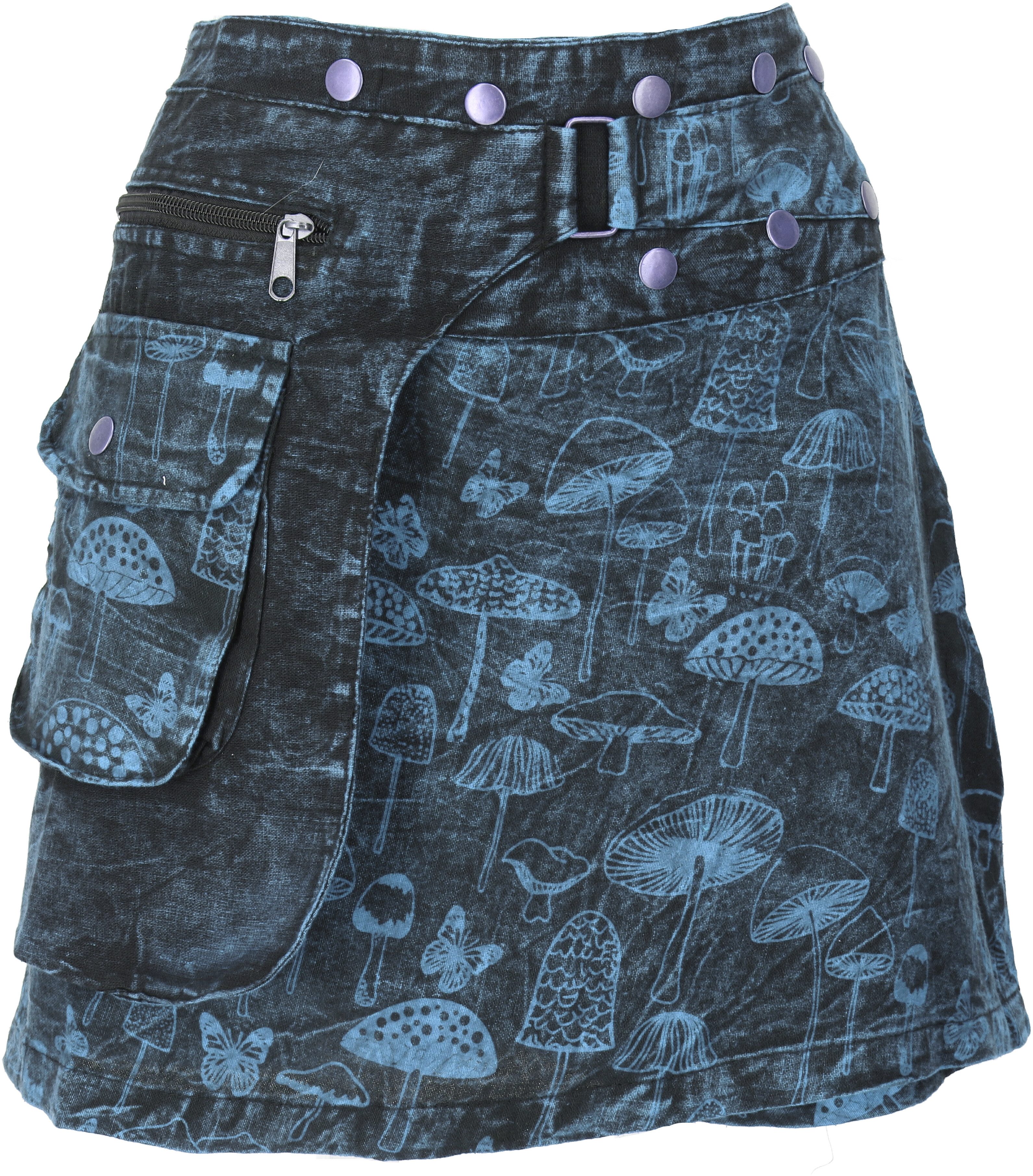 Guru-Shop Minirock Wickelrock, kurzer Rock, Cacheur, günstig online kaufen