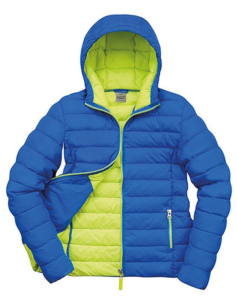 Blue-Lime Result Strickfleecejacke Steppjacke Snow Damen Padded Übergangsjacke Bird Ocean