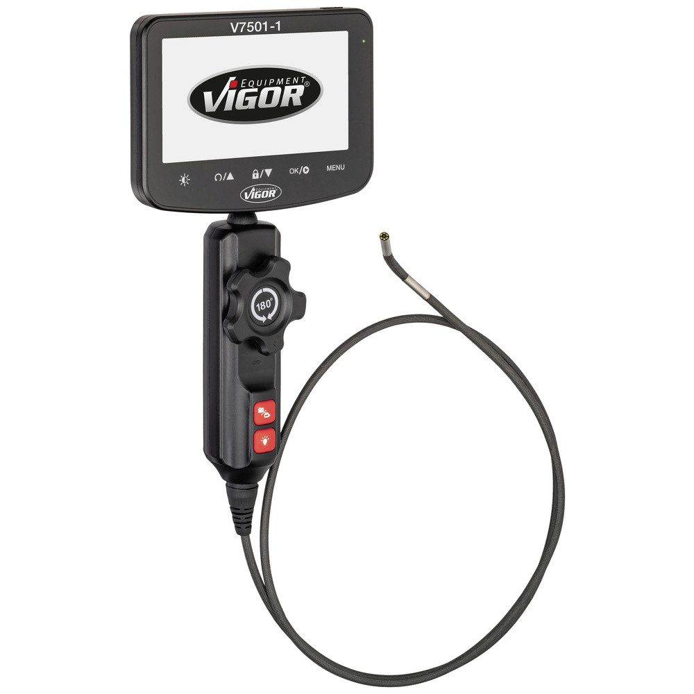 VIGOR Kamerazubehör-Set Vigor V7501/2 Endoskop Sonden-Ø 4.9 mm 1 m Schwenkfunktion