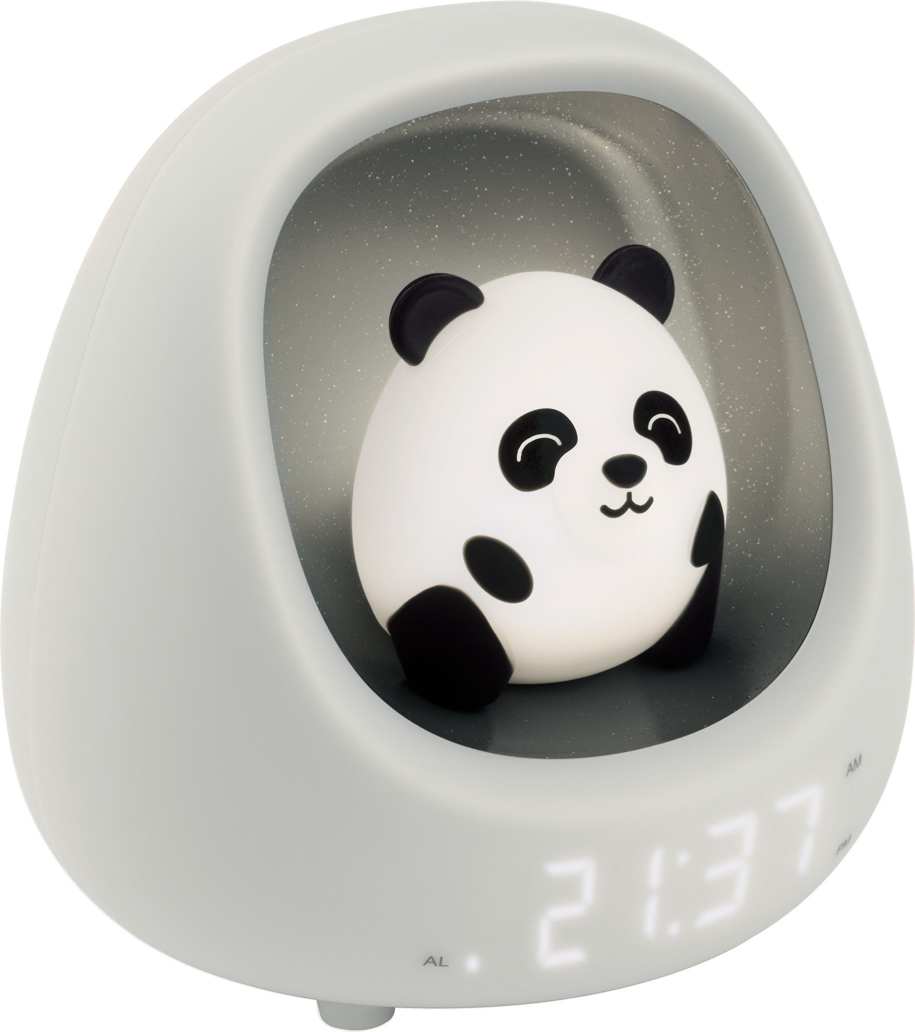 BigBen Kinderwecker Kids Wecker mit Nachtlicht Panda Nest MYKO Hi Buddies! AU390599