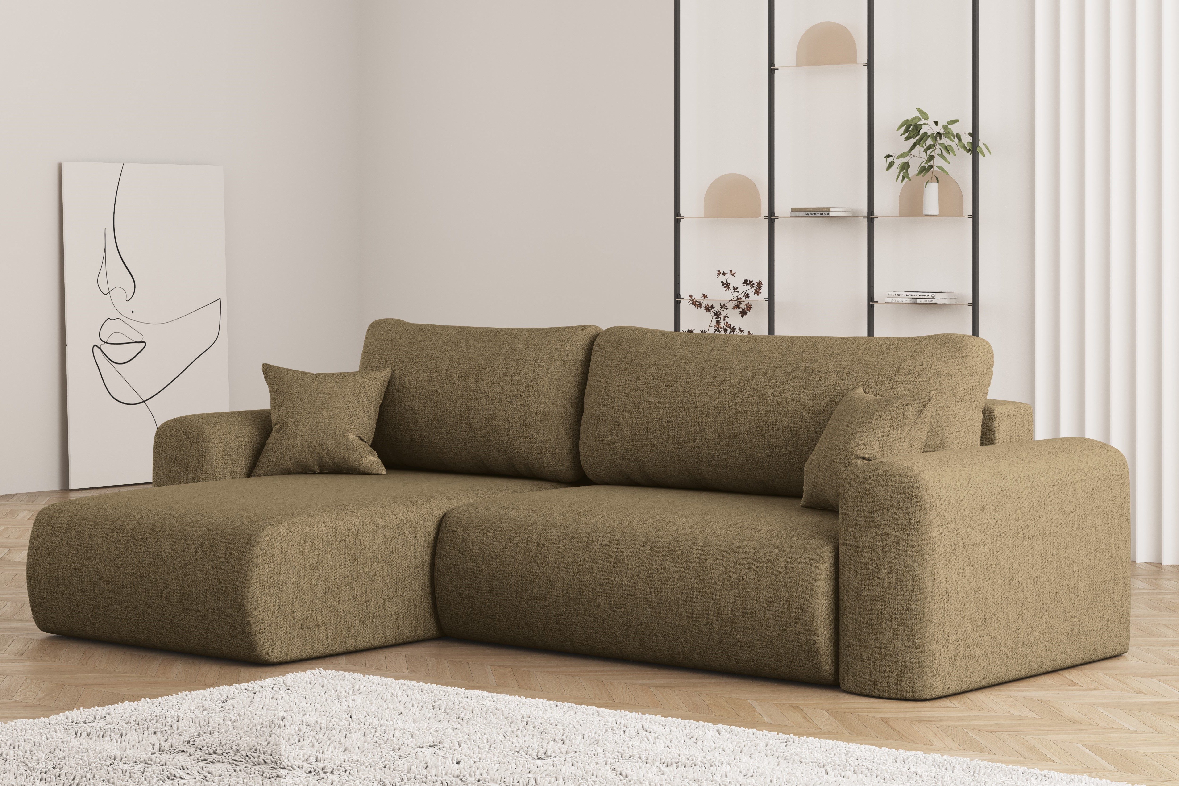 Kaiser Möbel Ecksofa Ecksofa mit Schlaffunktion günstig online kaufen