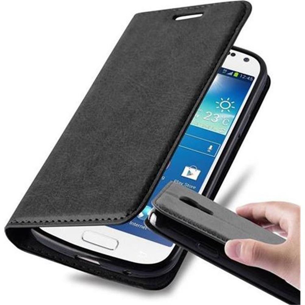 Cadorabo Handyhülle für Samsung Galaxy S4 MINI Hülle Samsung Galaxy S4 MINI, Hülle Schutzhülle mit Standfunktion, Magnetverschluss und Kartenfach