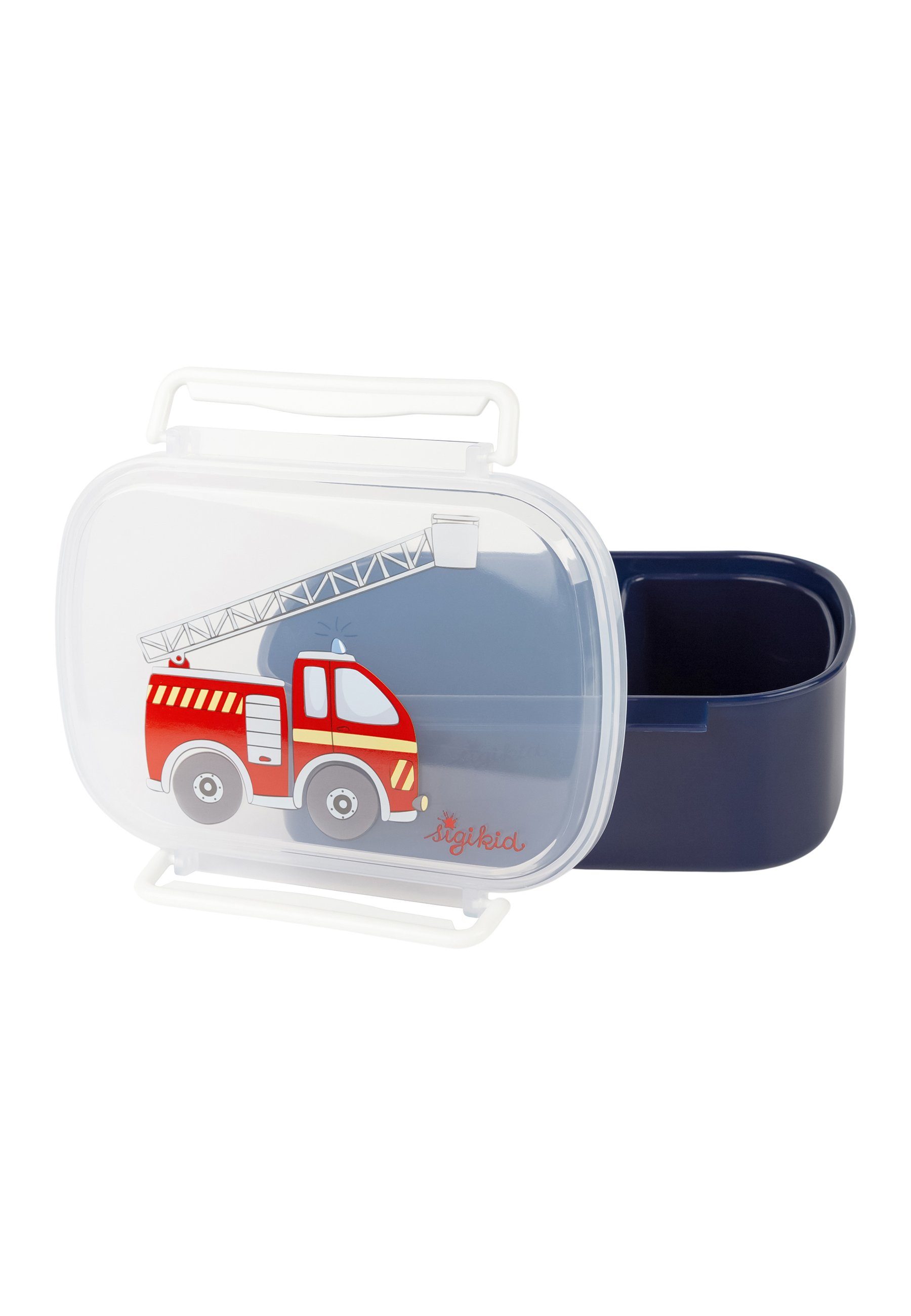 Sigikid Lunchbox Brotzeit Snackdose Feuerwehr für Kinder Jungen, 100% Polypropylen, (1-tlg)