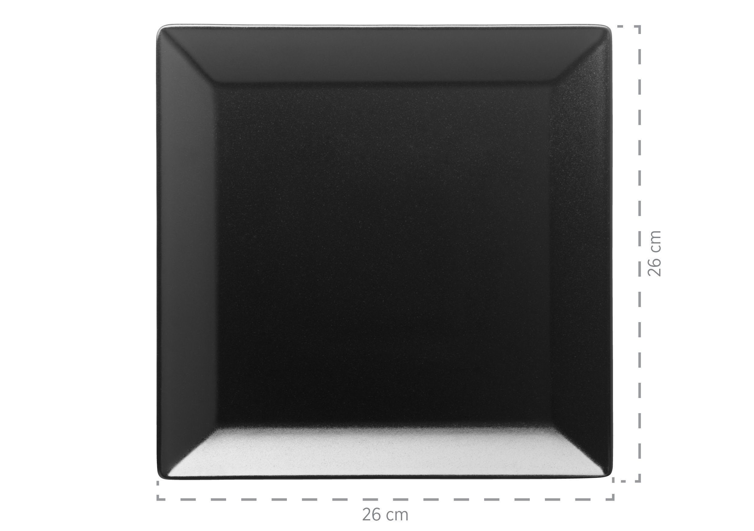 MÄSER Teller-Set Manhattan City (12-tlg), 6 Personen, Porzellan