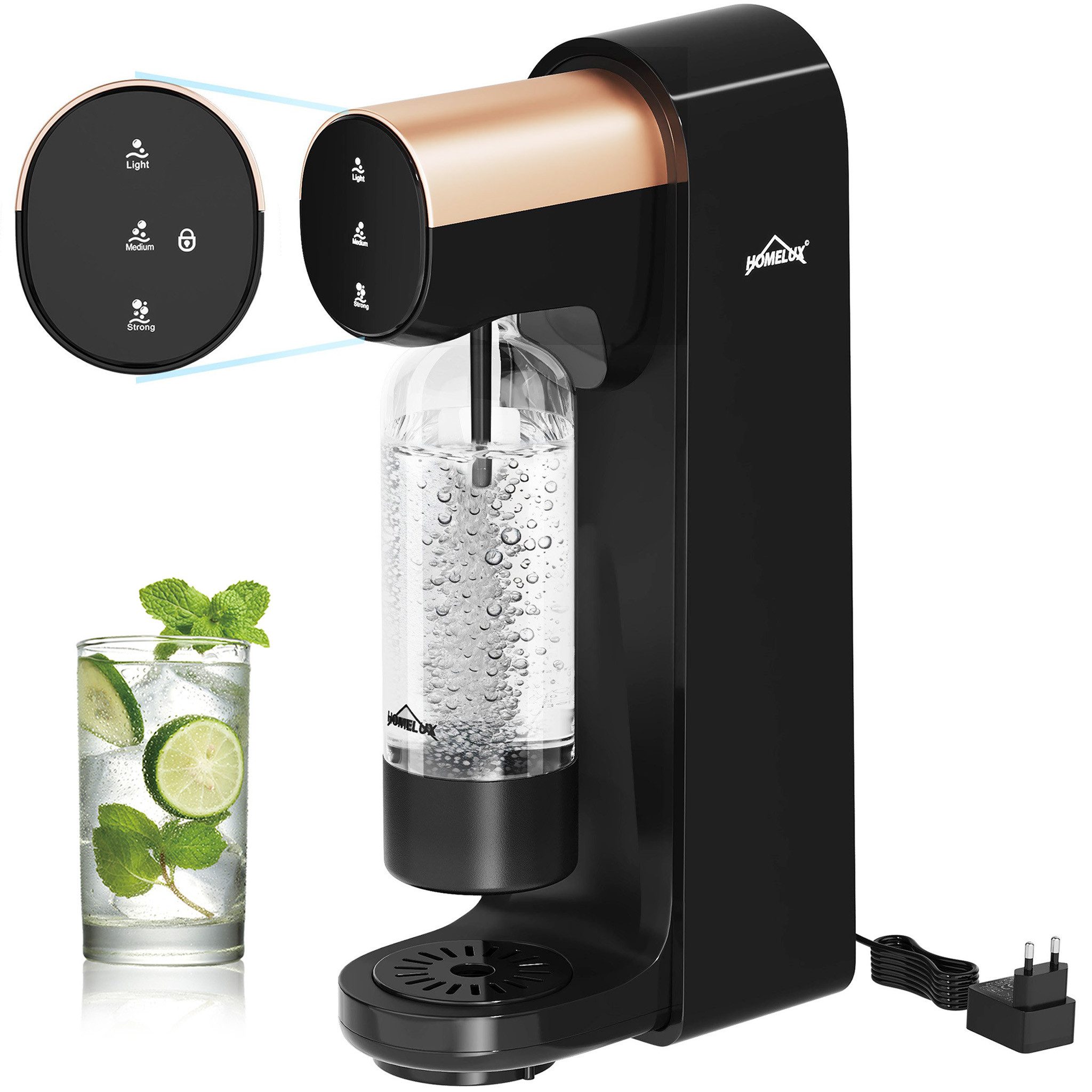 Wassersprudler Sprudelwasser Maschine Mit 1 PET-Flasche Bpa-Frei