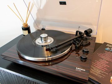 Lenco TTA-076SI Schallplattenstabilisator für Plattenspieler (elektrisch, Reduziert Vibrationen & verbessert Klangqualität im verchromten Design)