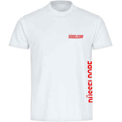 multifanshop T-Shirt Kinder Düsseldorf - Brust & Seite - Boy Girl