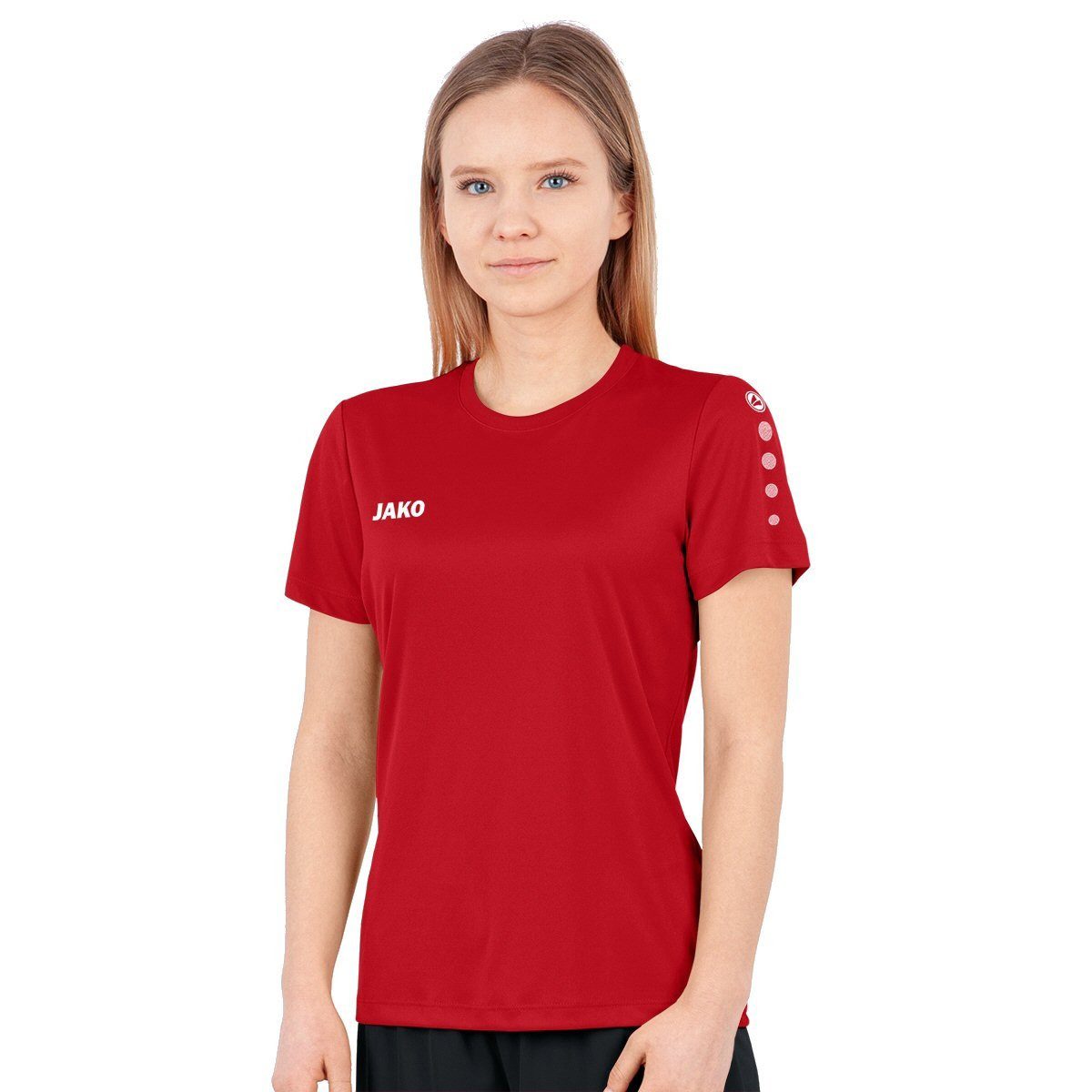 T-Shirt Sport-Shirt Trikot Team Kurzarm (100% Polyester) rot Damen