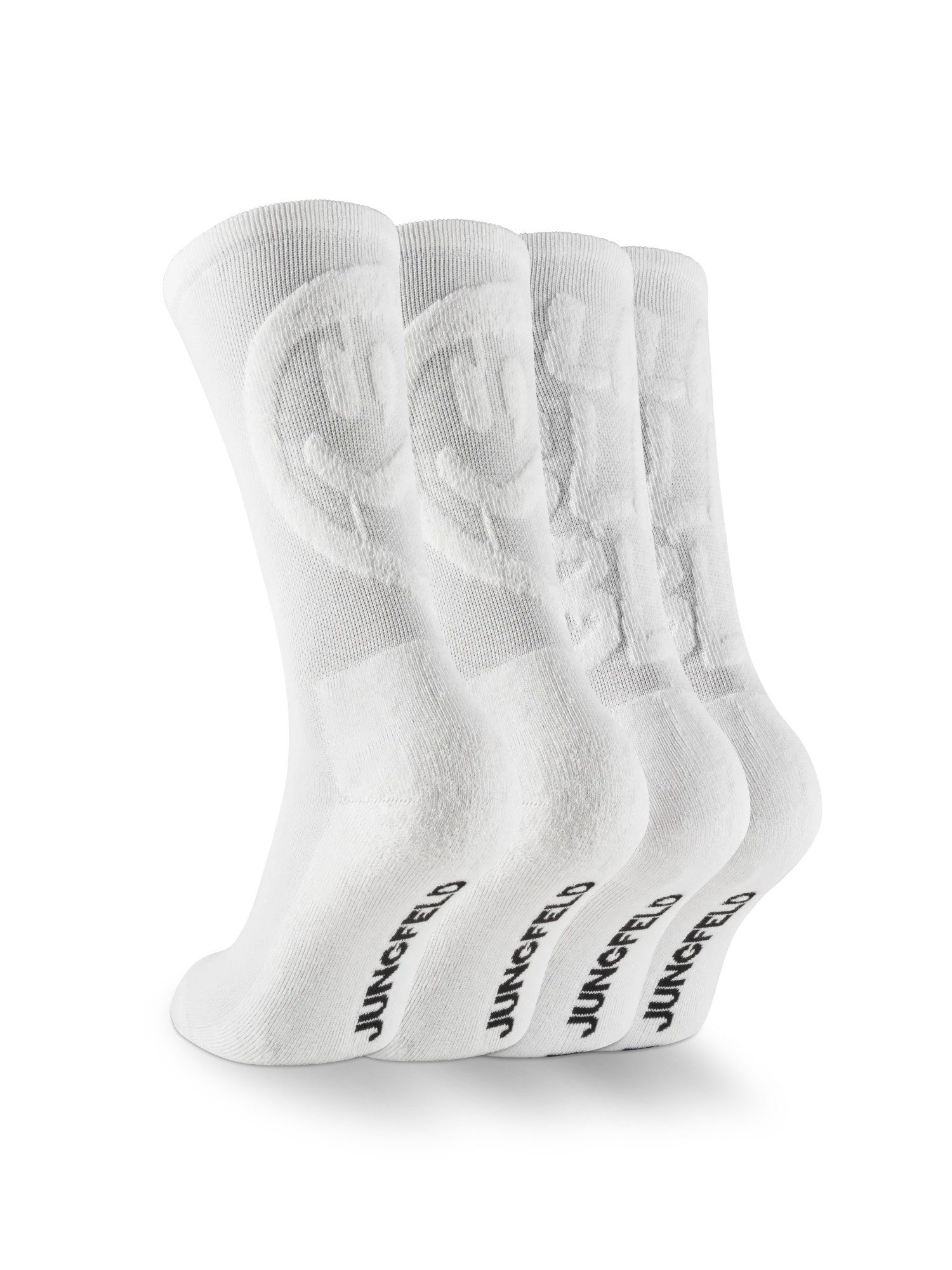 von Jungfeld Socken Embossed Bundle Bio-Baumwolle 35-46 Unisex 4 (4-Paar, 4) 3D-Motivsocken im Vorteils-Set für Damen & Herren