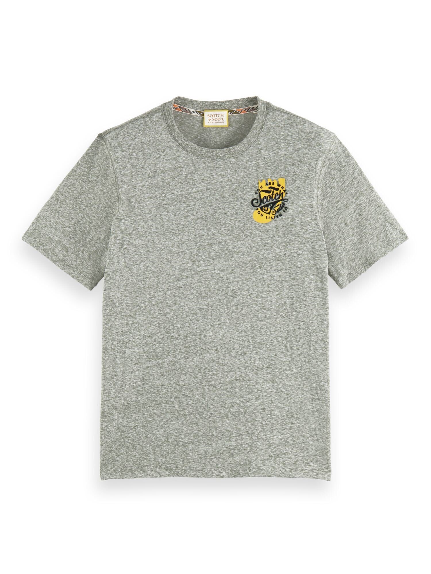 Rundhalsausschnitt T-Shirt Kurzarmshirt (1-tlg) mit Scotch Shirt grün Soda & und