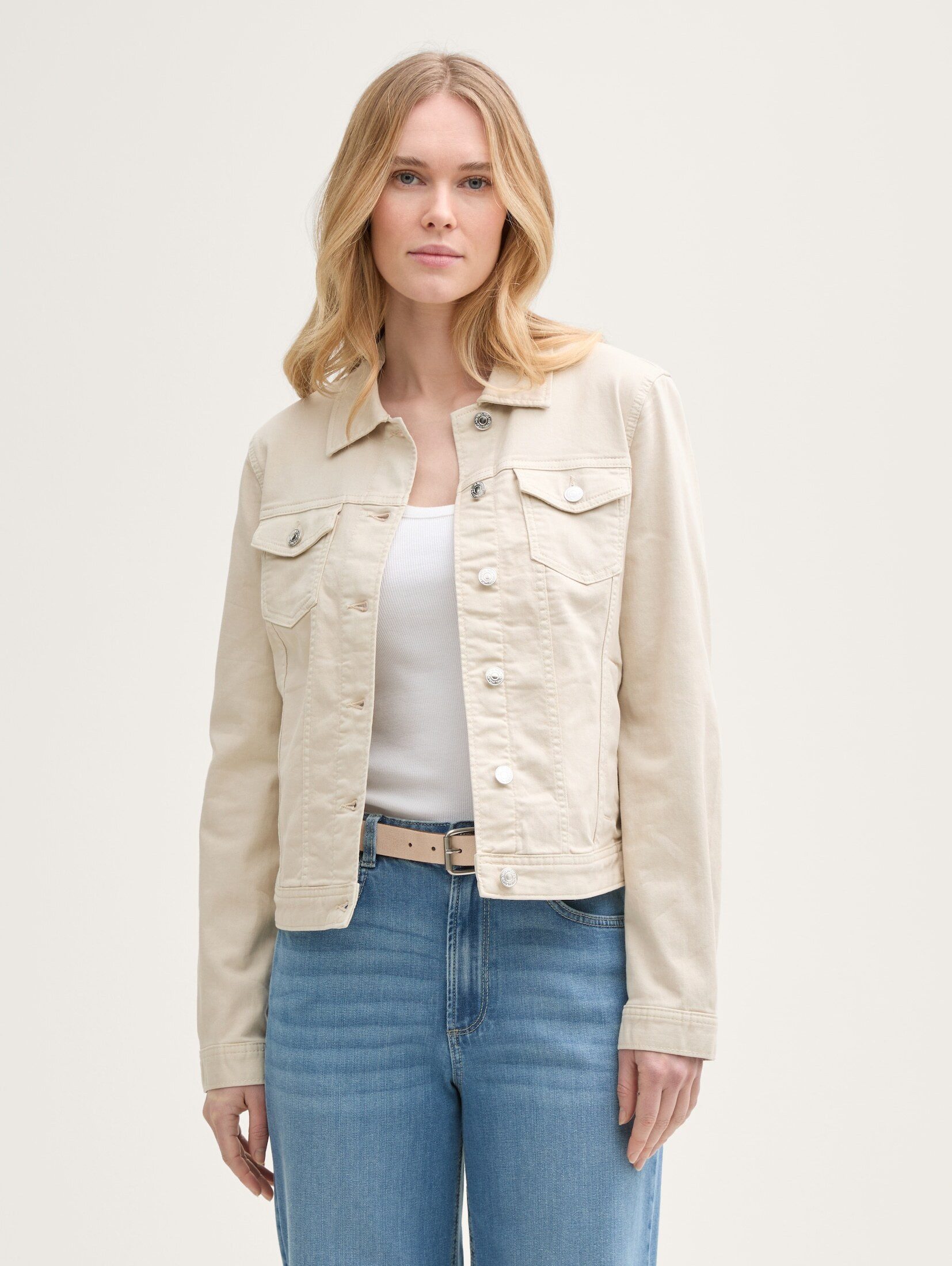TOM TAILOR Jeansjacke Jeansjacke mit Eingriffstaschen günstig online kaufen
