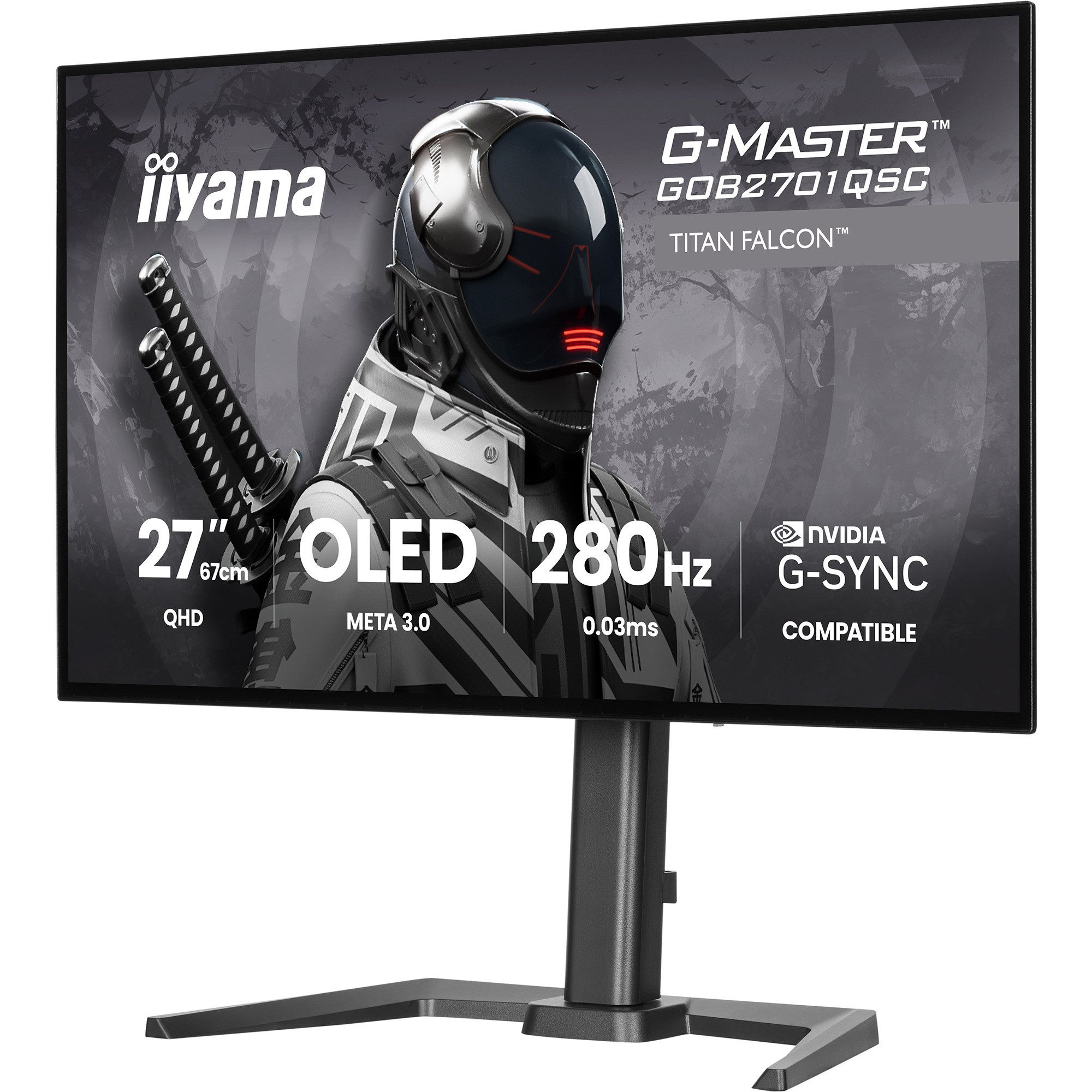 Iiyama iiyama G-Master GOB2701QSC-B1 OLED, TFT-Monitor (2560 x 1440 px, 0.03 ms Reaktionszeit)