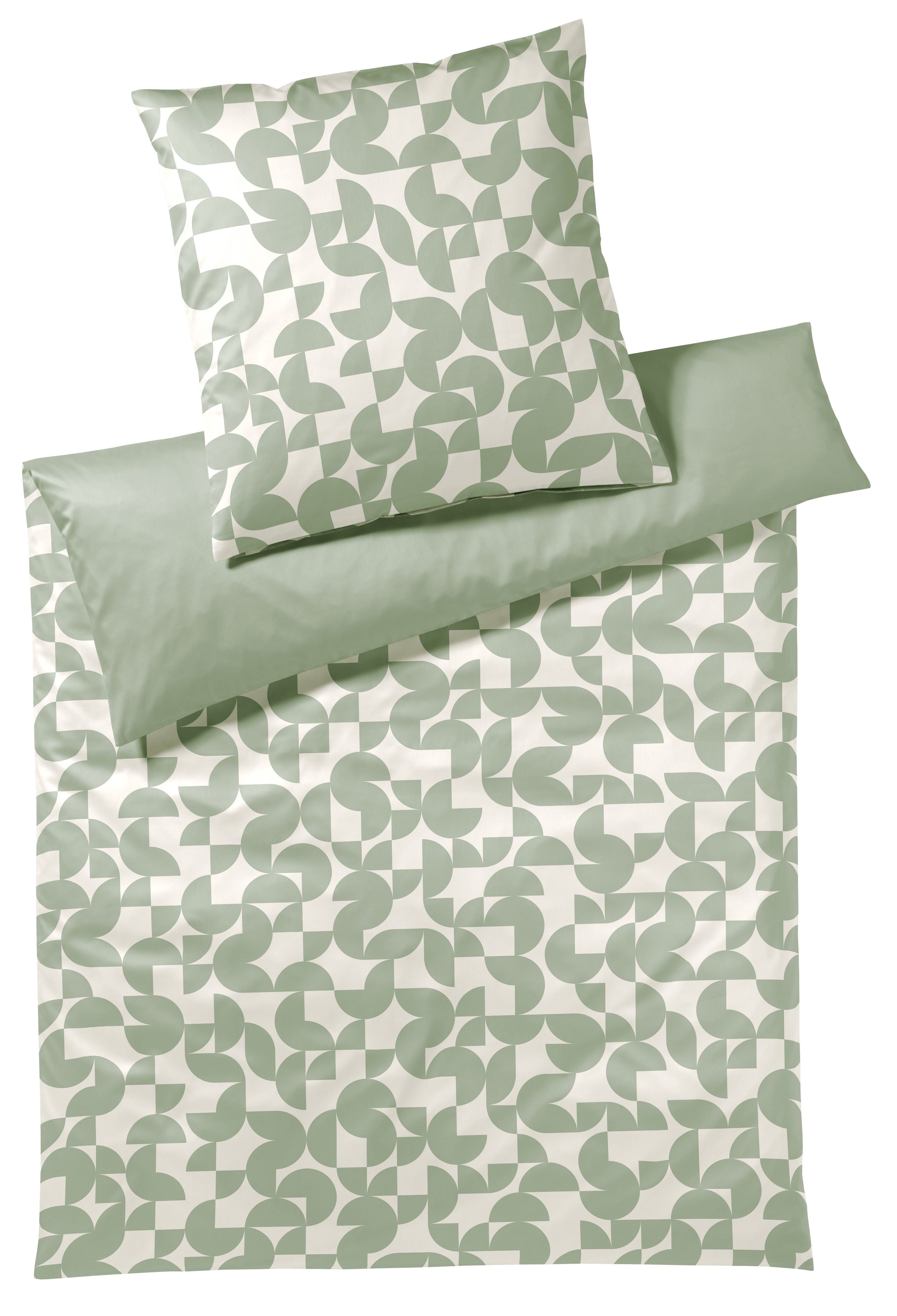 Elegante Wendebettwäsche Studio Graphic, Mako-Satin, 2 teilig, angenehmes Hautgefühl