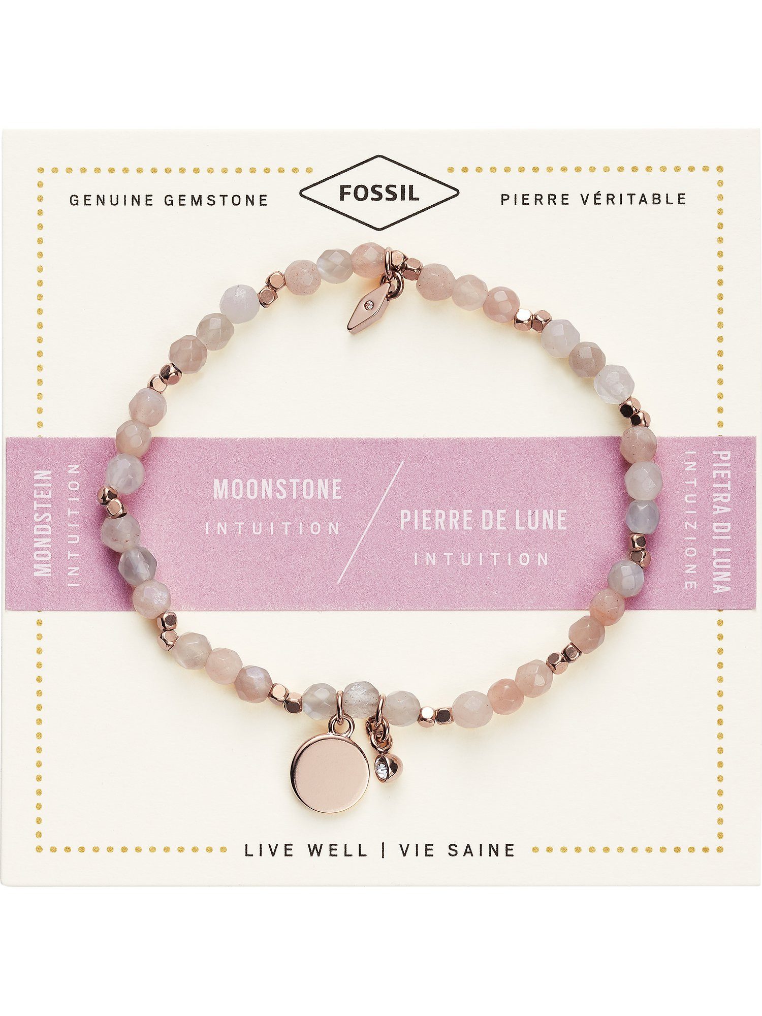 Fossil Armband Fossil Damen-Armband Stein günstig online kaufen