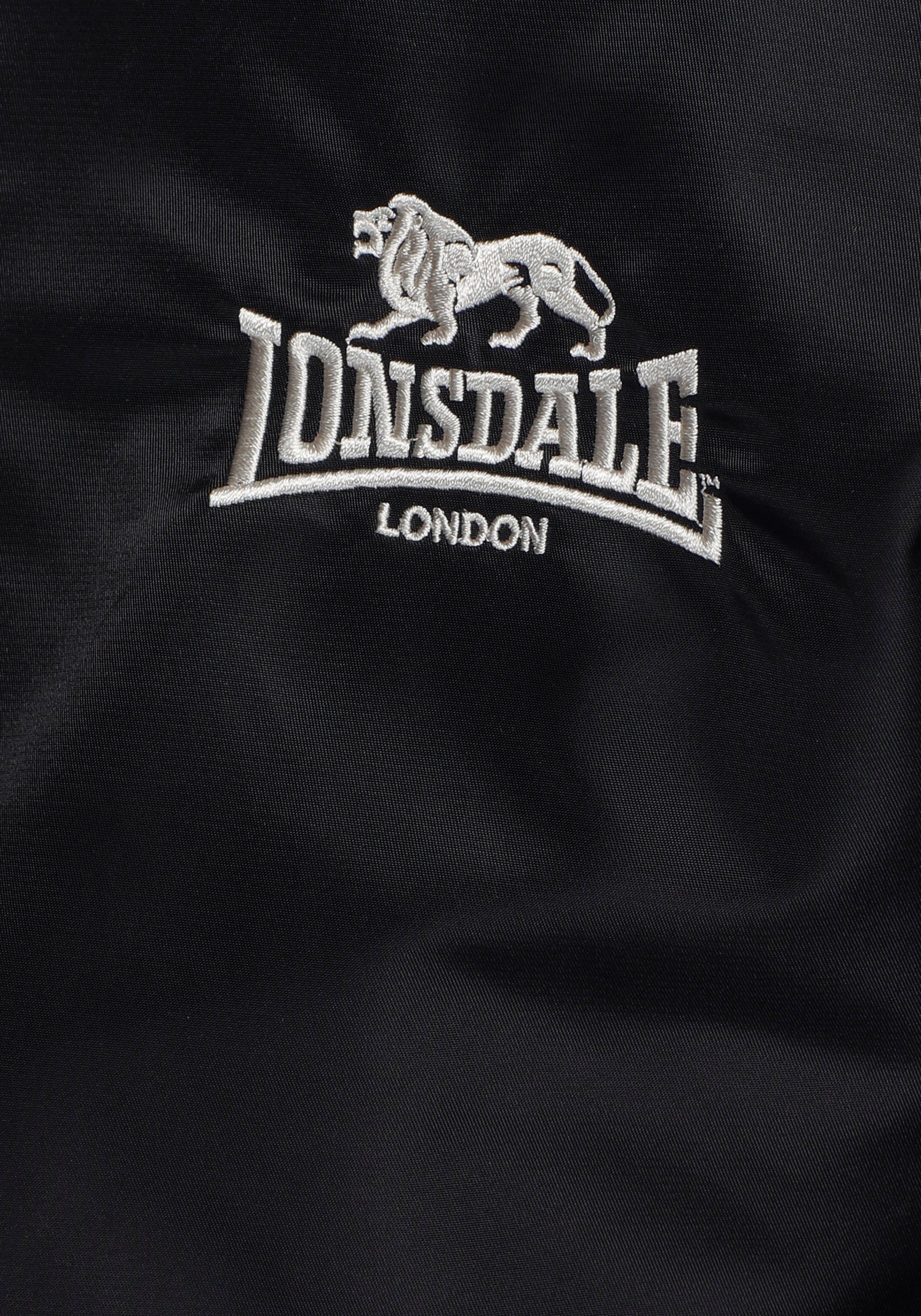 Lonsdale Bomberjacke TERN HILL mit Logodruck, windabweisendes Obermaterial aus Polyamid