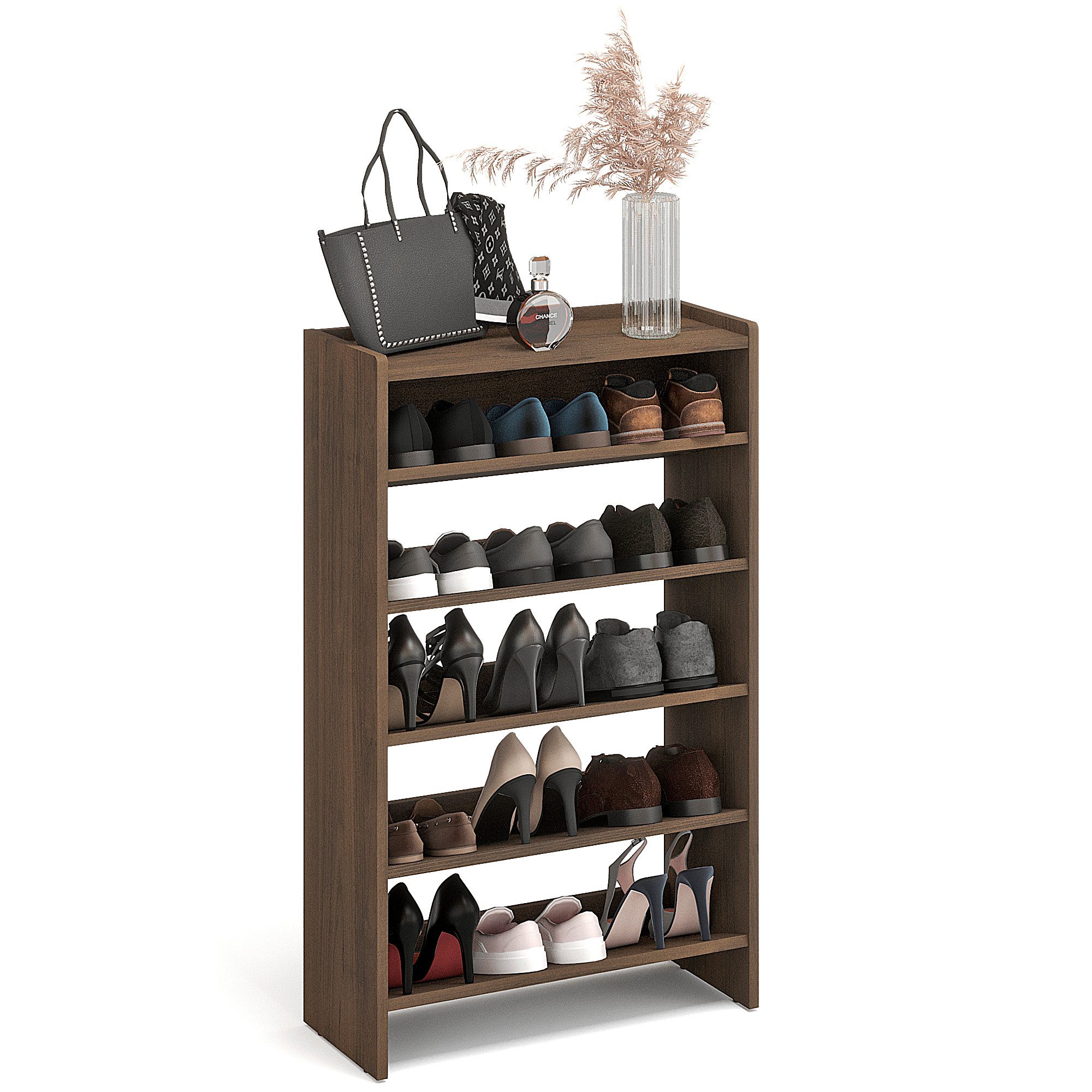 KOMTO Schuhregal Elexis 5 Schmal
