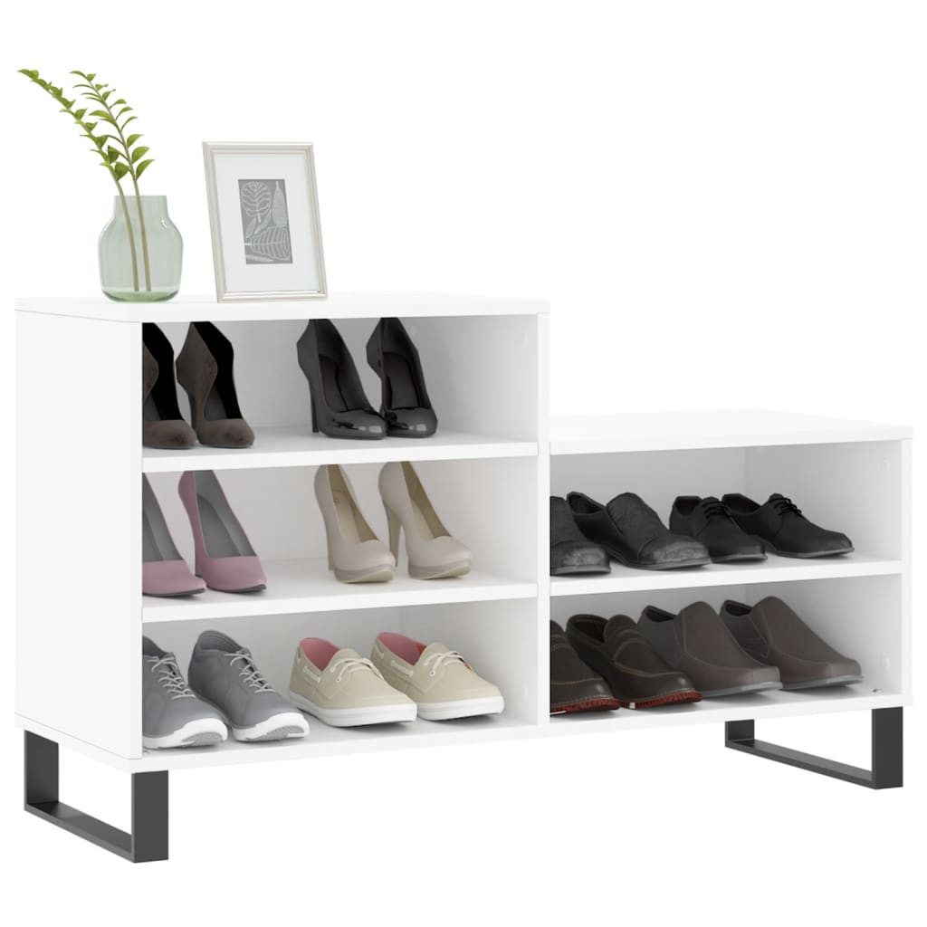 vidaXL Schuhregal Schuhregal Weiß 102x36x60 cm günstig online kaufen