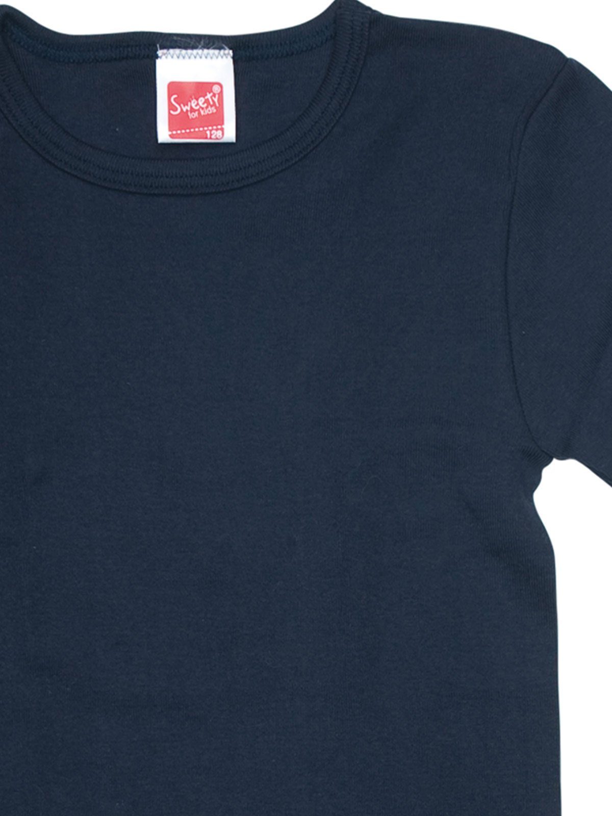 Sweety for navy (Stück, Kinder Winterwäsche Kids Markenqualität 1-St) Shirt Achselhemd hohe