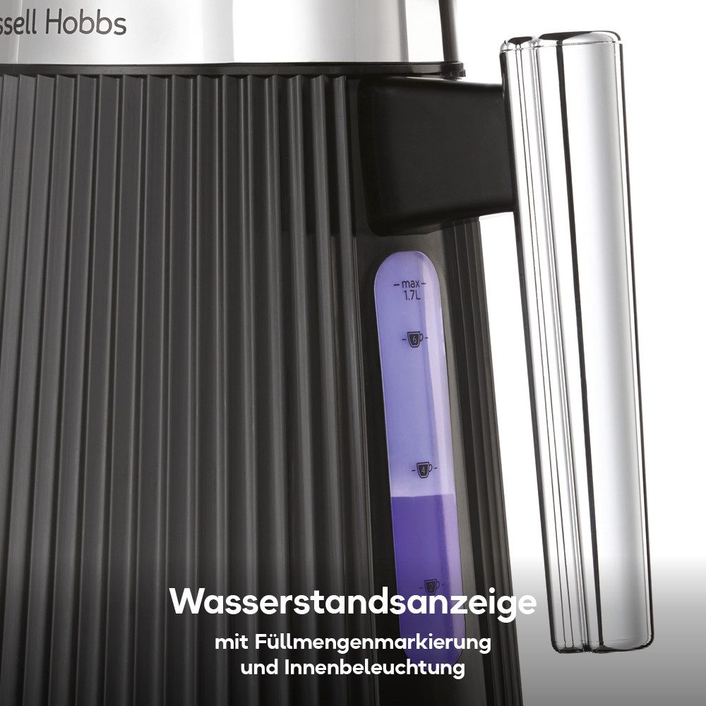 RUSSELL HOBBS Wasserkocher 26750-70, 1,7 l, 2400 W, 1,7l + herausnehmbarer Anti-Kalk-Filter