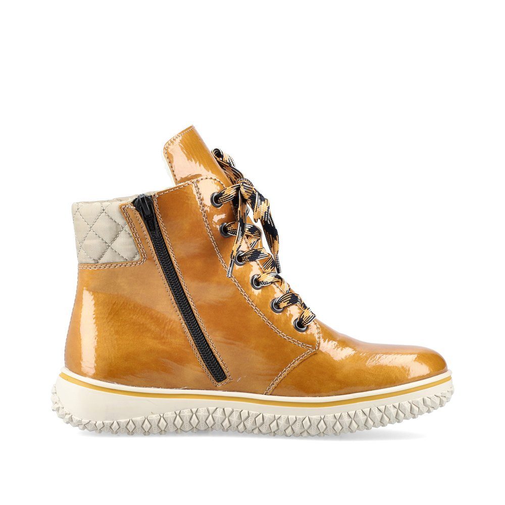 Rieker Rieker Damen Schnürstiefelette Z4206-68 gelb Stiefelette