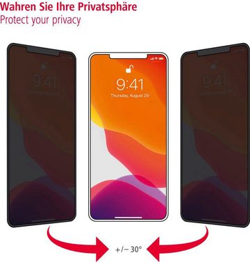 Hama 3D-Full-Screen-Schutzglas für Apple iPhone 6/6s/7/8/SE 2020, Displayschutzglas, Verhindert unerwünschte Einblicke