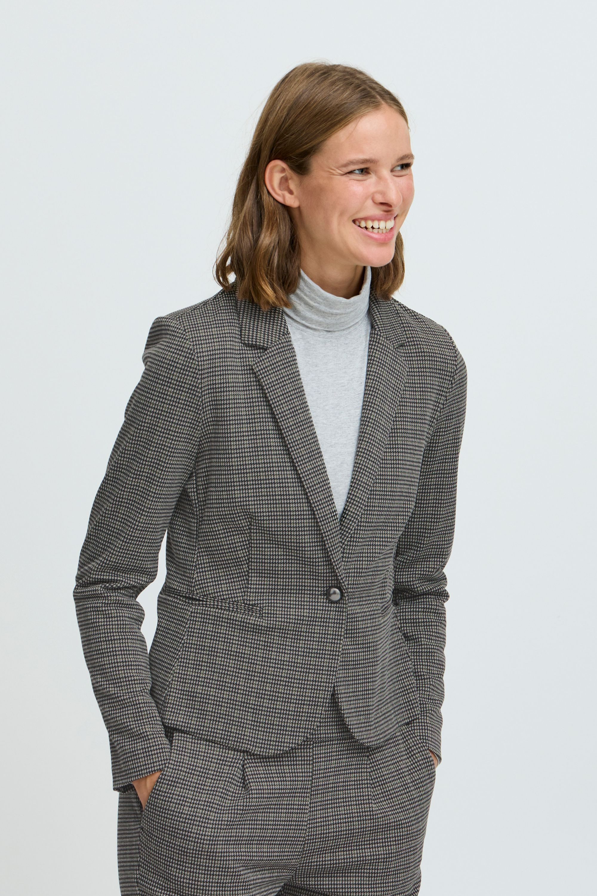 b.young Kurzblazer BYROWAN BLAZER - karierter günstig online kaufen