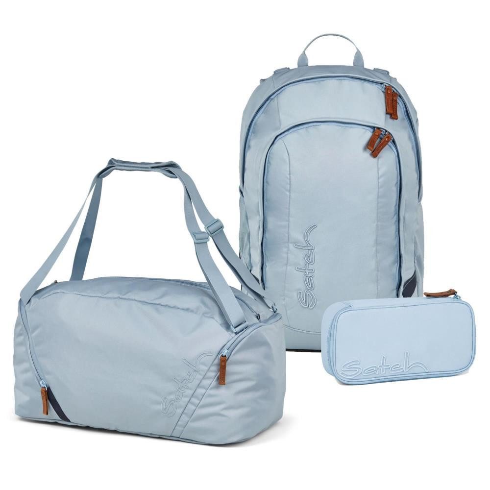 Satch Schulrucksack Air (3tlg., inkl. Schlamperbox und Sporttasche)