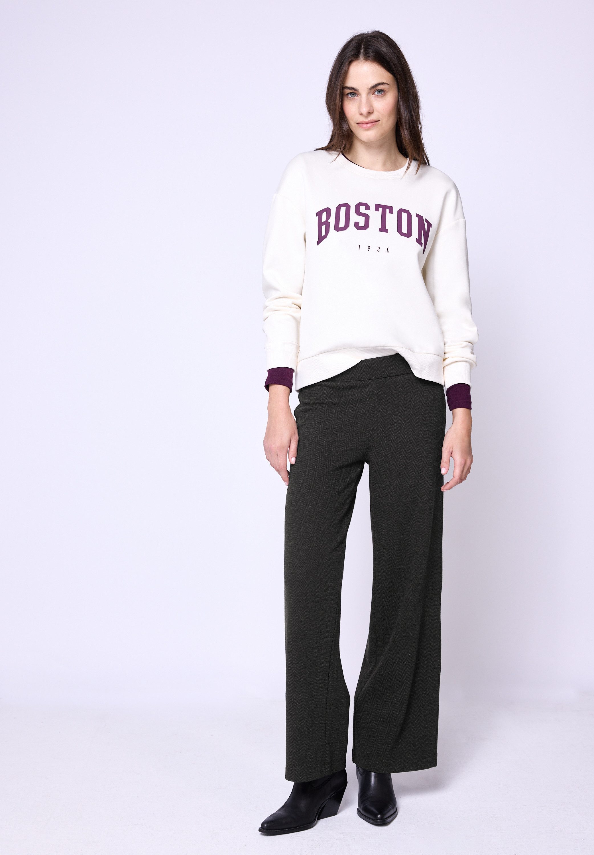 STREET ONE STUDIO Culotte mit Elastikbund