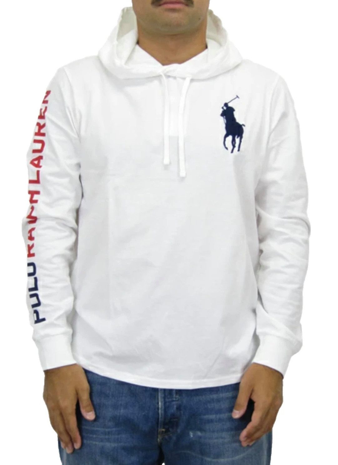 Polo Ralph Lauren Longsleeve Hooded Longsleeve T-Shirt Shirt Usa Big Pony H günstig online kaufen