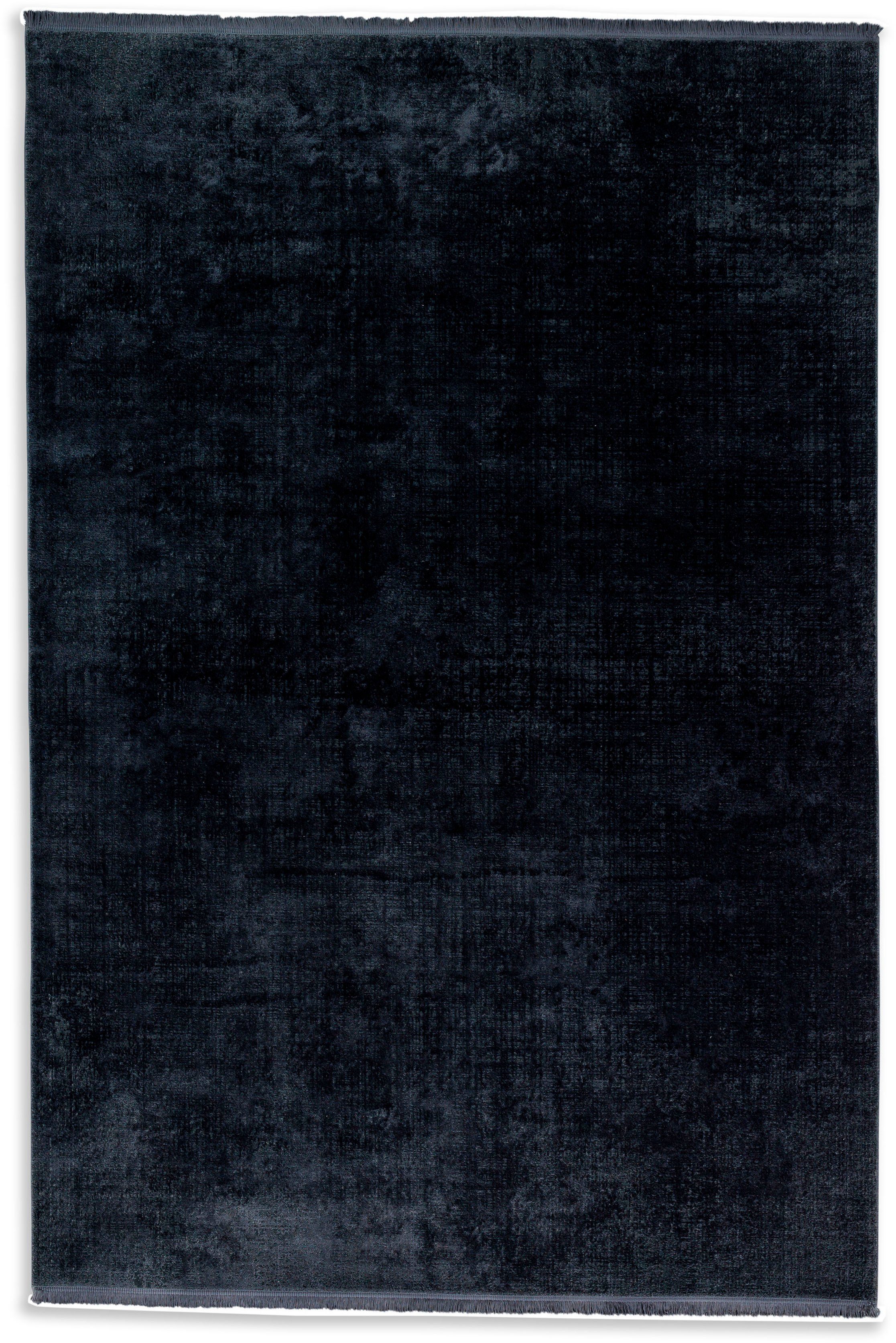 Teppich Velvet, SCHÖNER WOHNEN-Kollektion, rechteckig, Höhe: 7 mm, Viskose,  Wohnzimmer, pflegeleicht