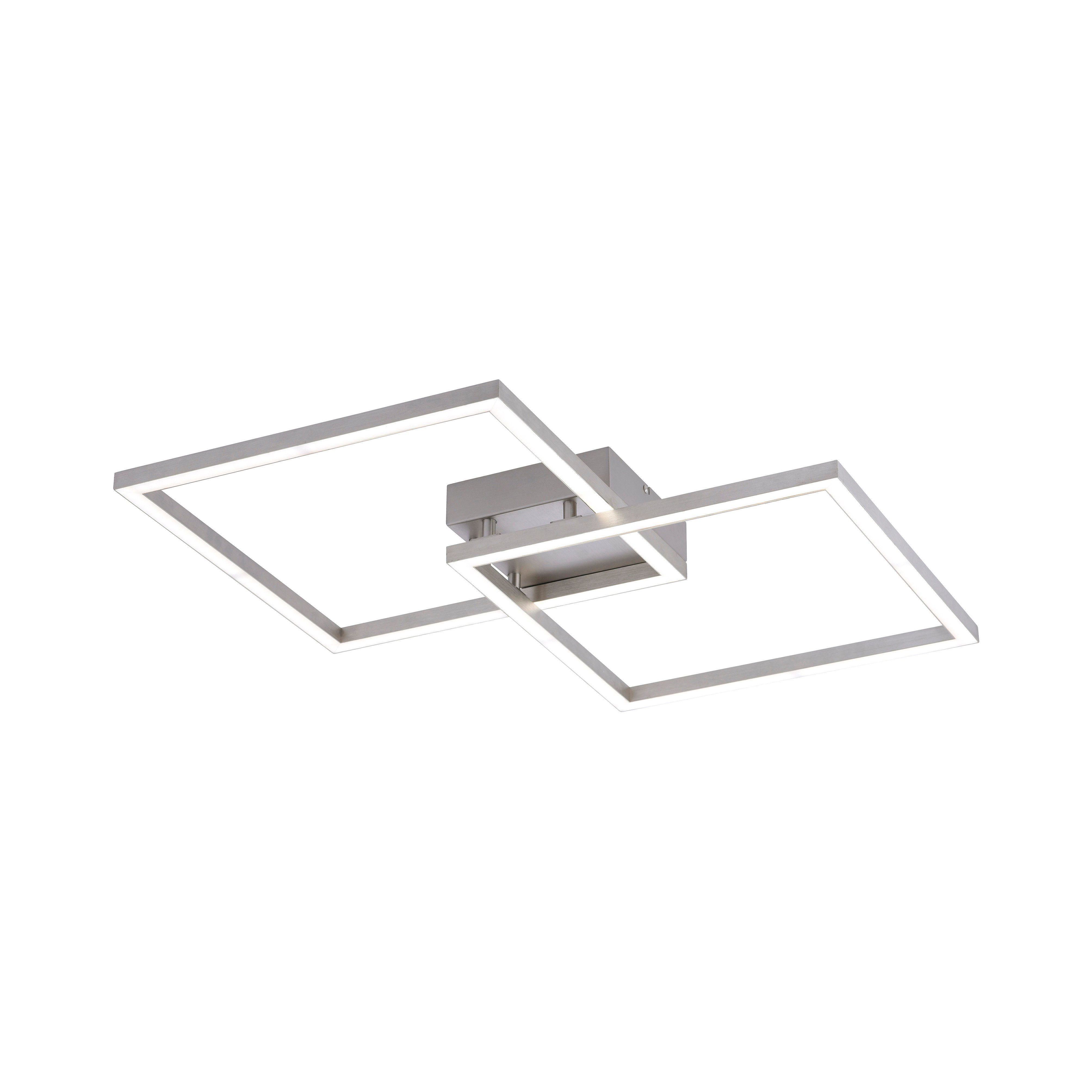 JUST LIGHT Deckenleuchte Ls-MAXI, Fernbedienung, Infrarot inkl., Memory, nach Trennung vom Netz, dimmbar über Fernbedienung, LED fest integriert, warmweiß - kaltweiß, RGB+tunable white, Infrarot inkl., Fernbedienung, Smarthome fähig